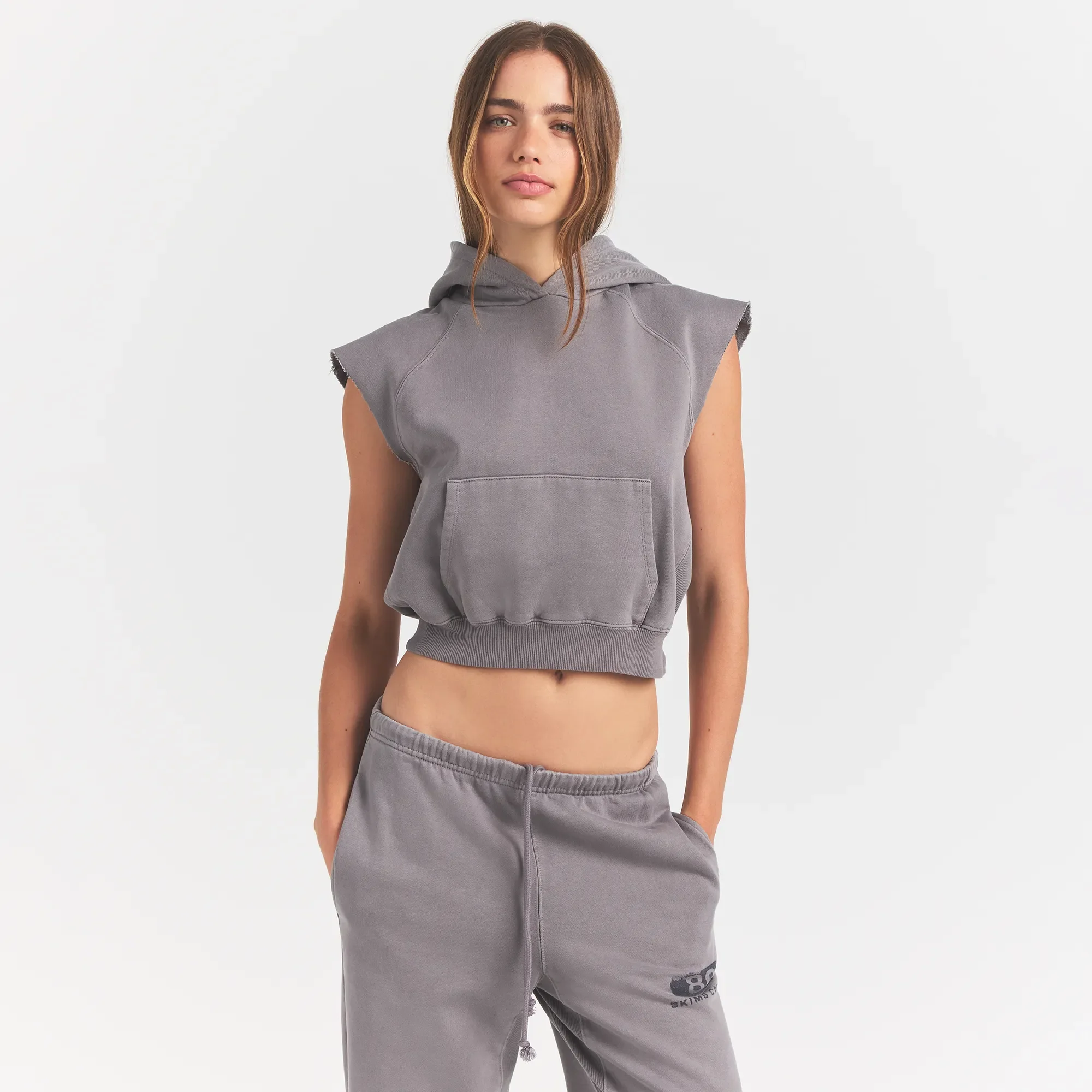 BOYFRIEND FLEECE MUSCLE PULLOVER | SHADOW - Image 3