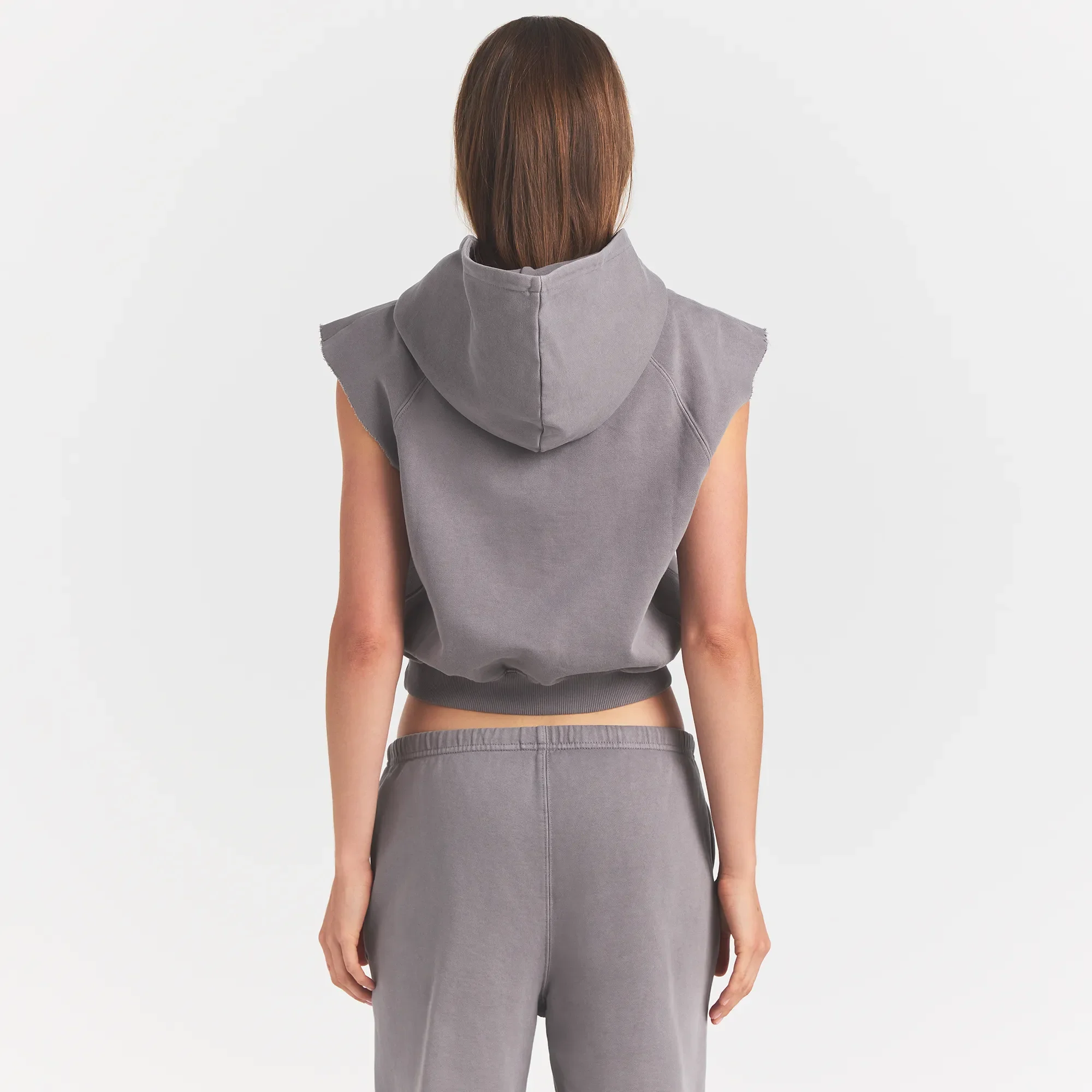 BOYFRIEND FLEECE MUSCLE PULLOVER | SHADOW - Image 4