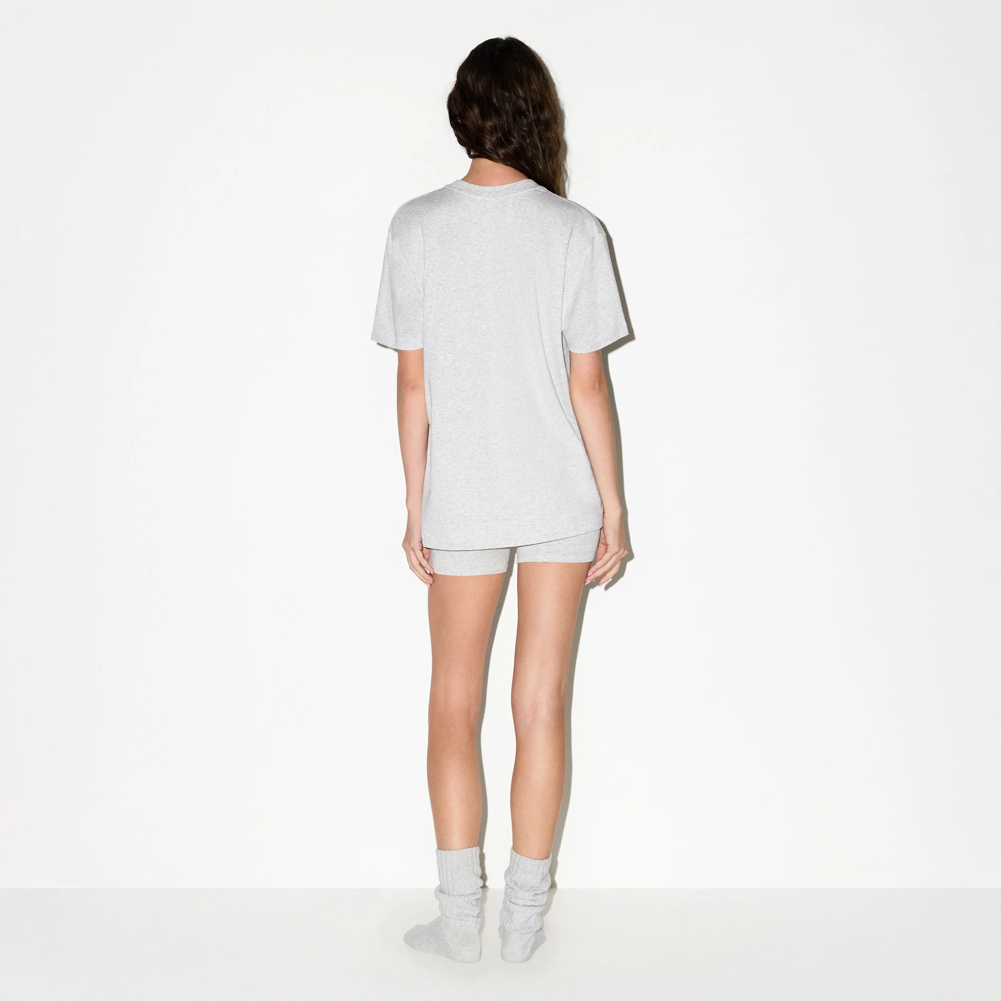 BOYFRIEND T-SHIRT | LIGHT HEATHER GREY - Image 4