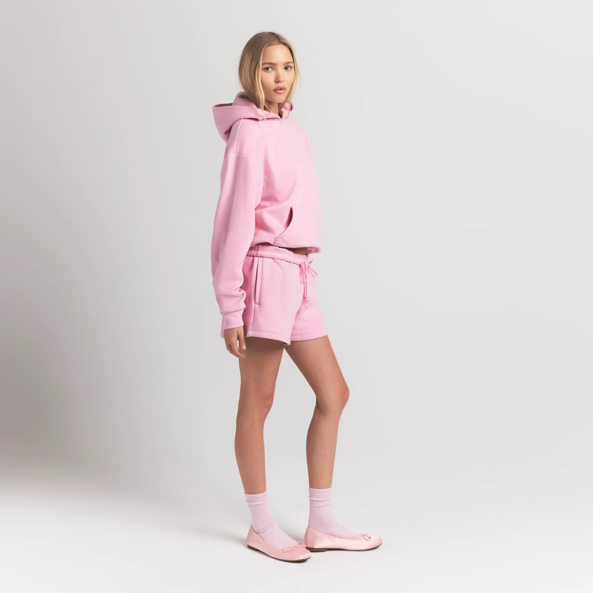 COTTON FLEECE CLASSIC HOODIE | HALITE - Image 5