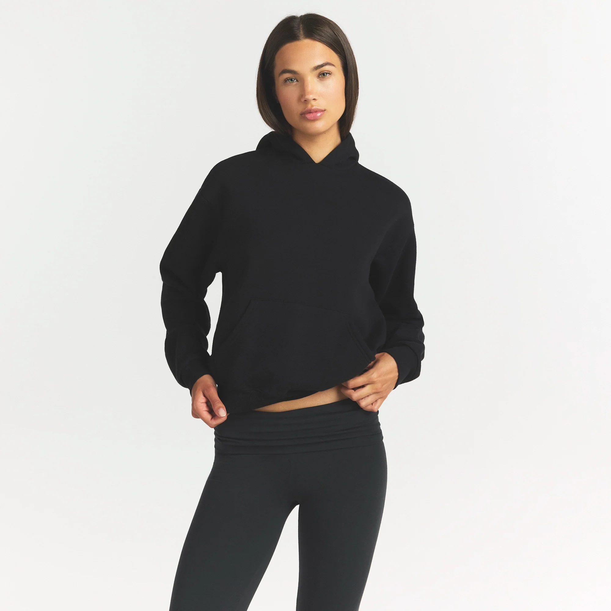 COTTON FLEECE CLASSIC HOODIE | ONYX - Image 3