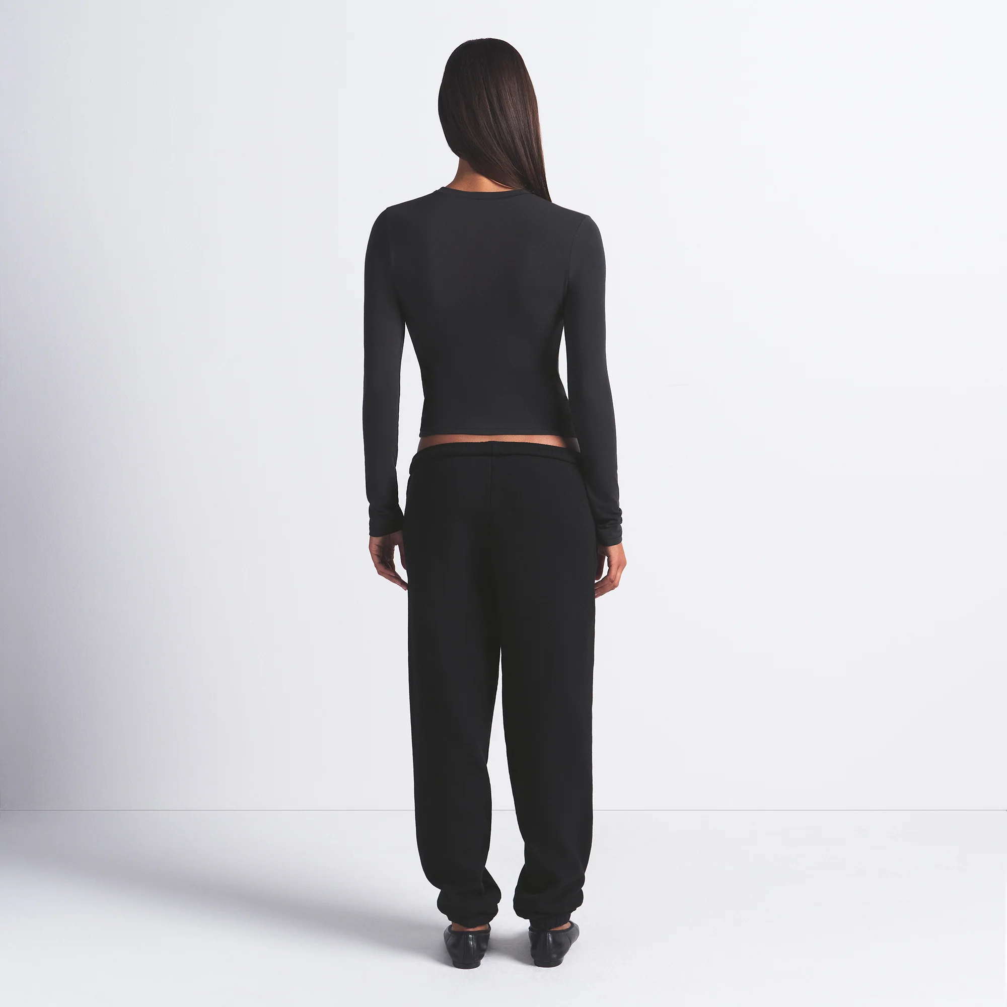 COTTON FLEECE CLASSIC JOGGER | ONYX - Image 5