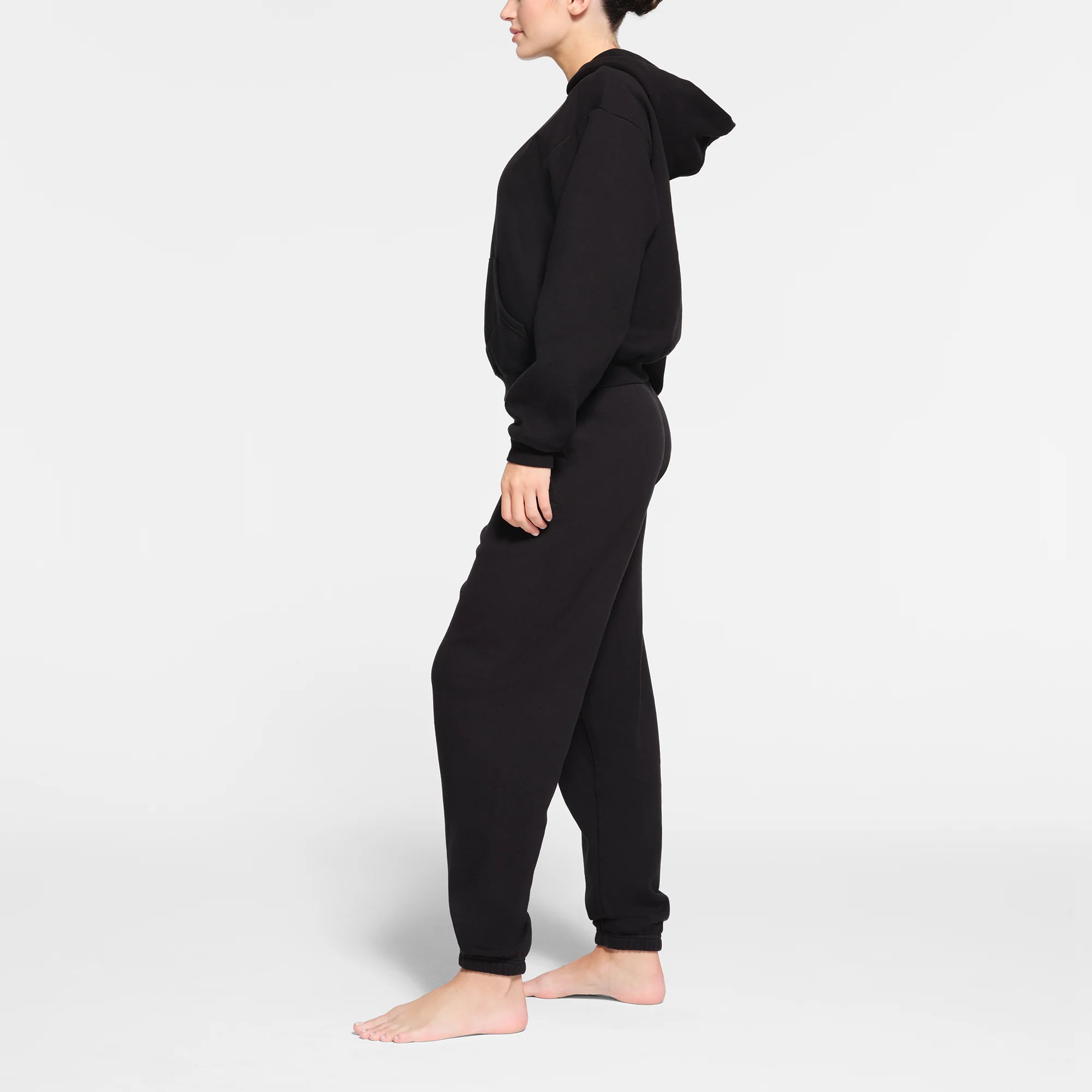 COTTON FLEECE JOGGER | ONYX - Image 3