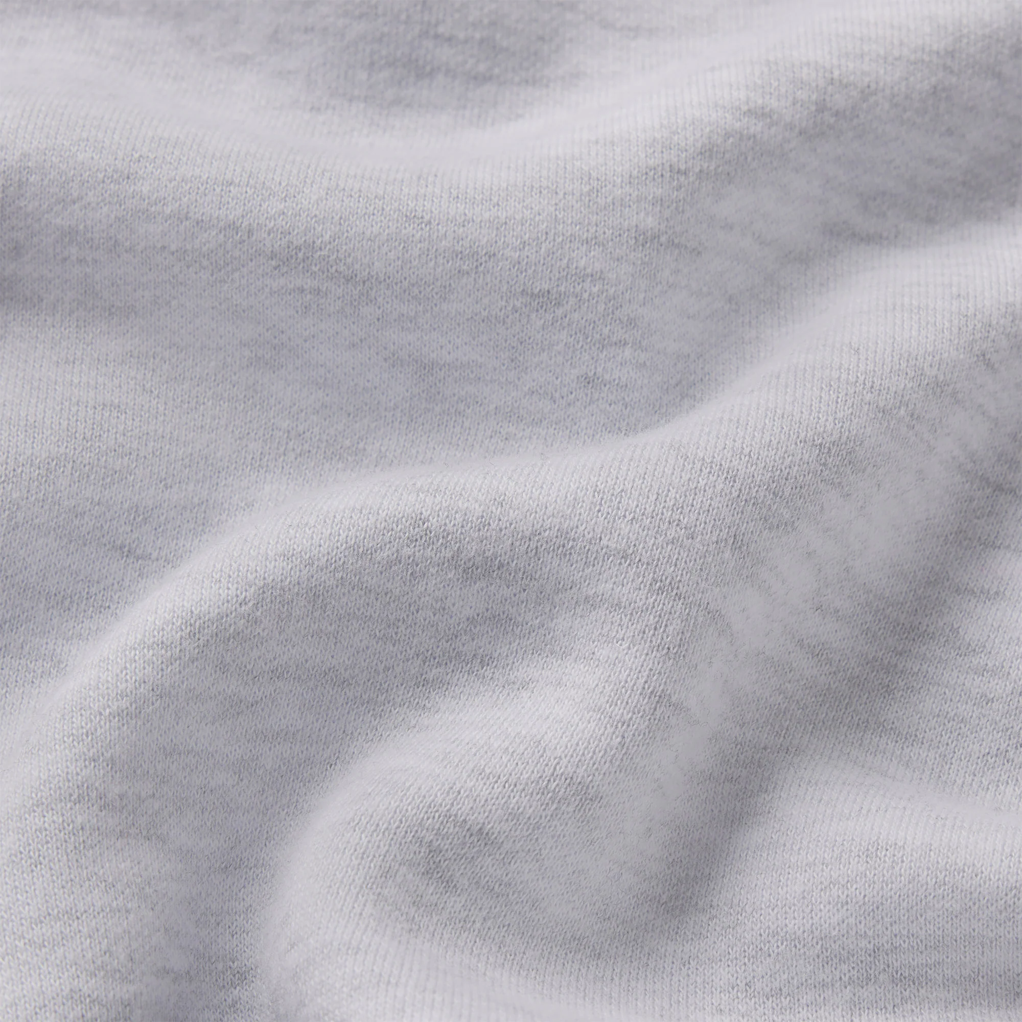 COTTON FLEECE LONG SHORT | LIGHT HEATHER GREY - Image 6