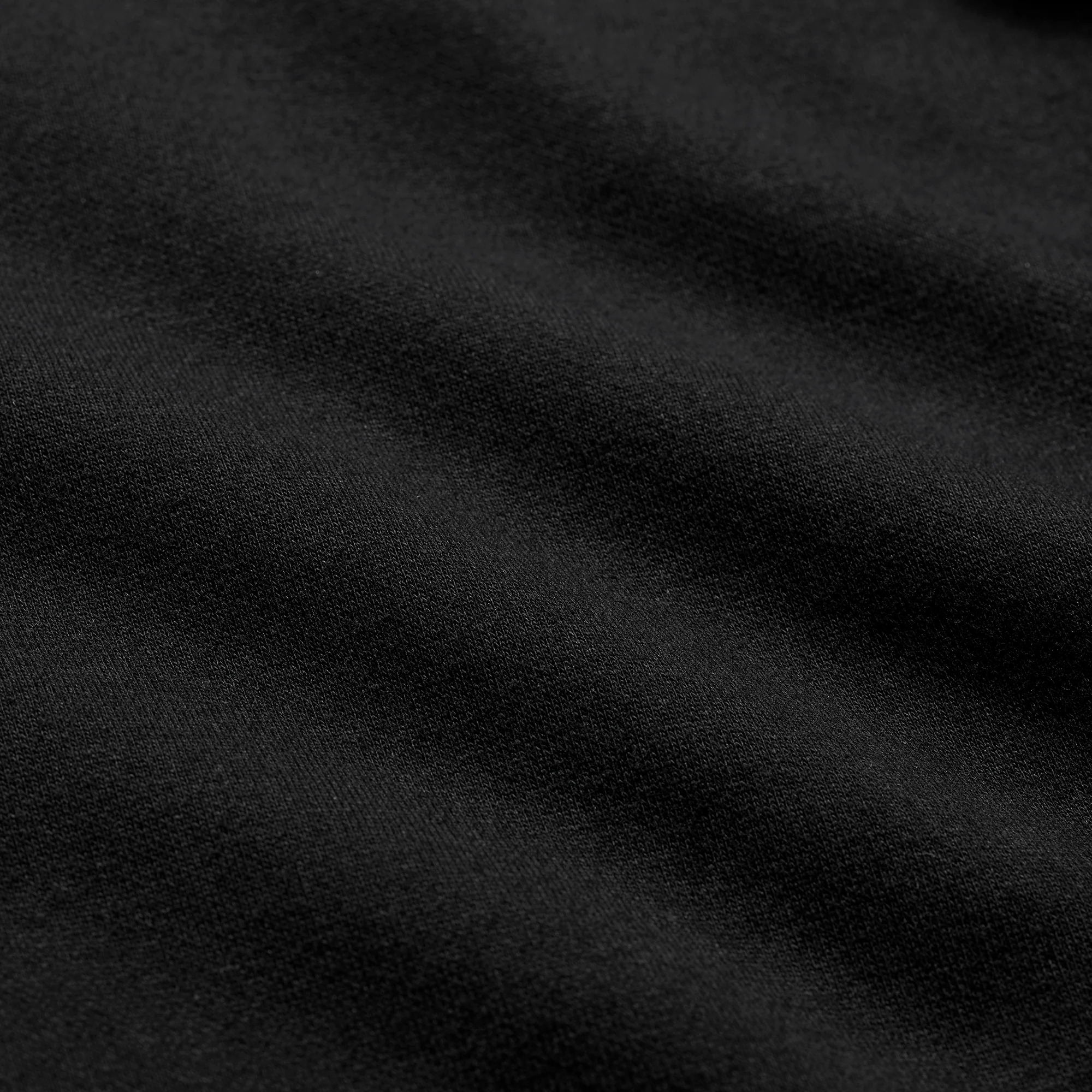 COTTON FLEECE OVERSIZED DOUBLE WAISTBAND PANT | ONYX - Image 6