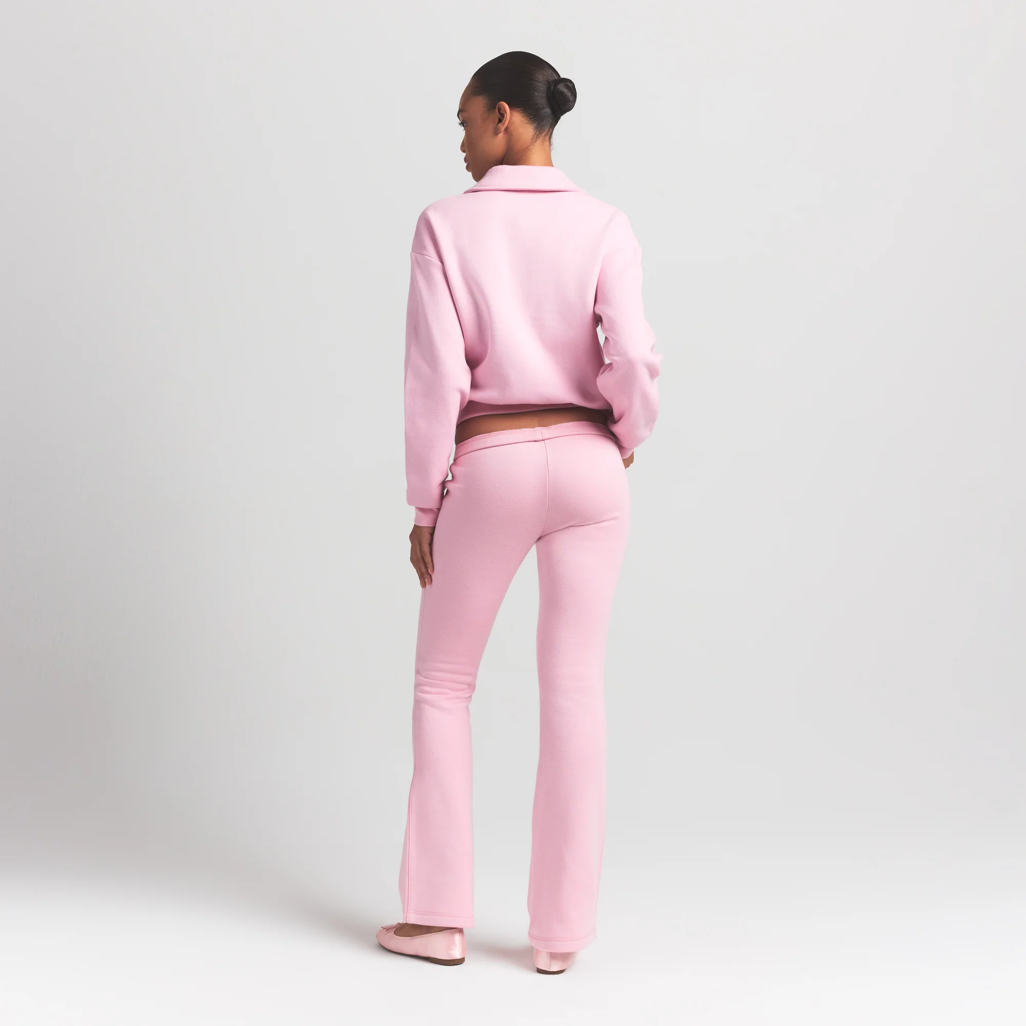COTTON FLEECE POLO SWEATSHIRT | HALITE - Image 5