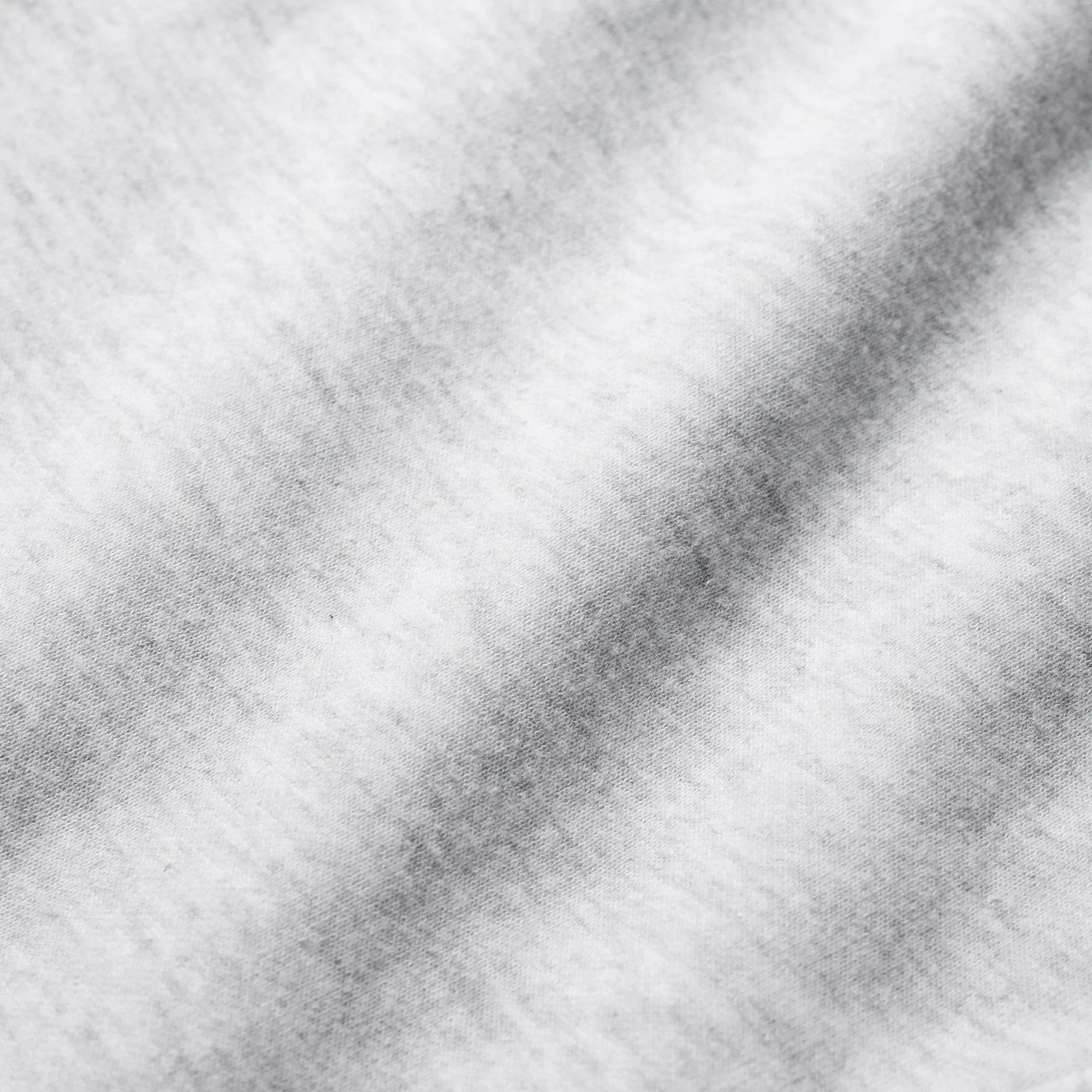 COTTON FLEECE POLO SWEATSHIRT | LIGHT HEATHER GREY - Image 5