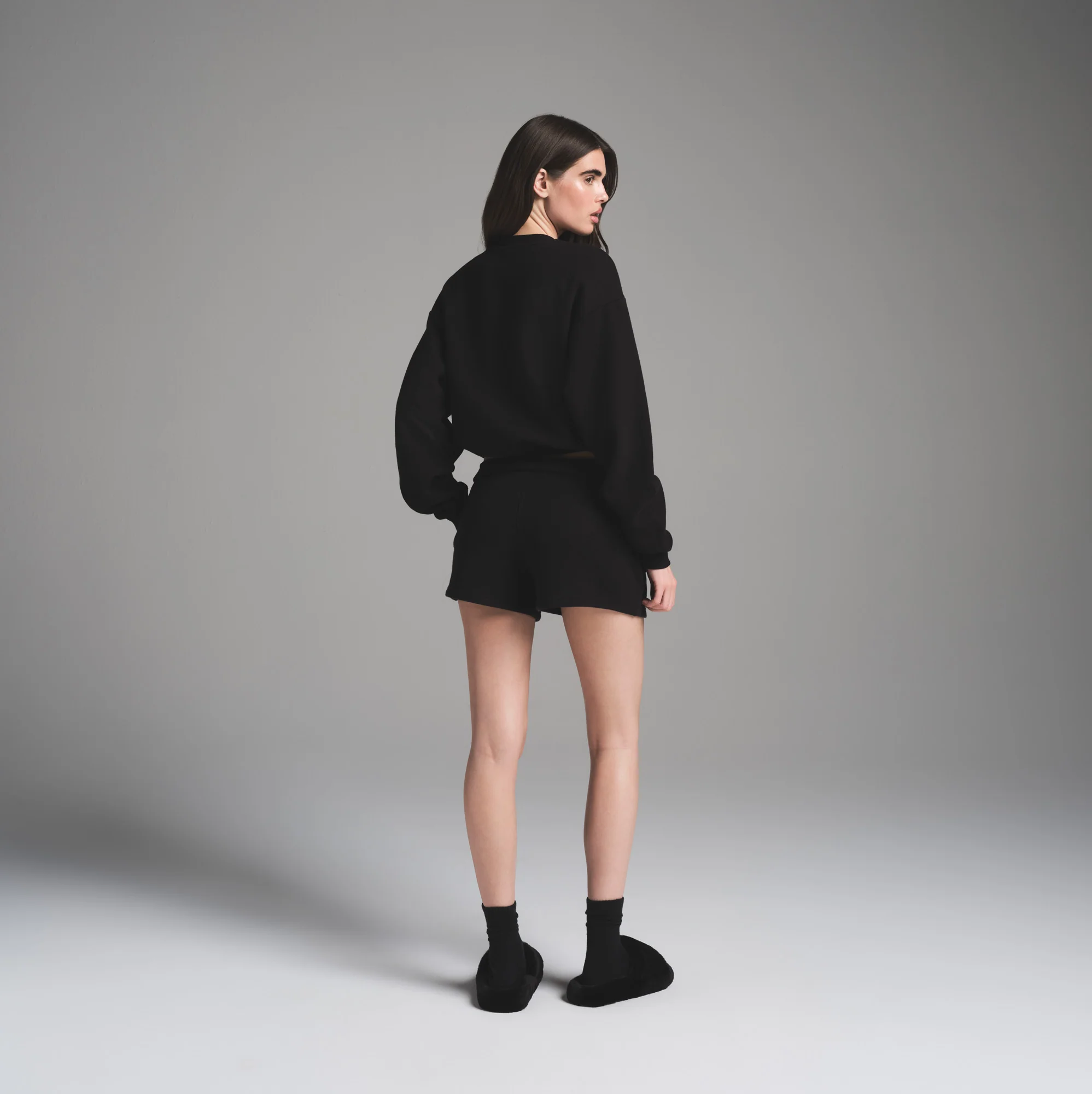 COTTON FLEECE SHORT | ONYX - Image 5