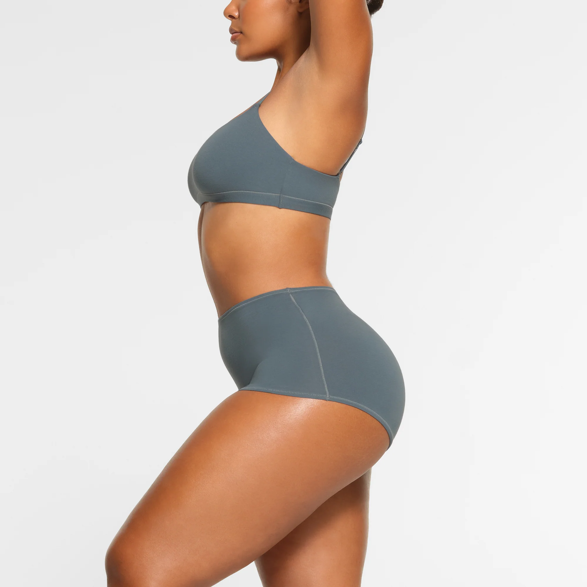 COTTON JERSEY BOY SHORT | KYANITE - Image 3