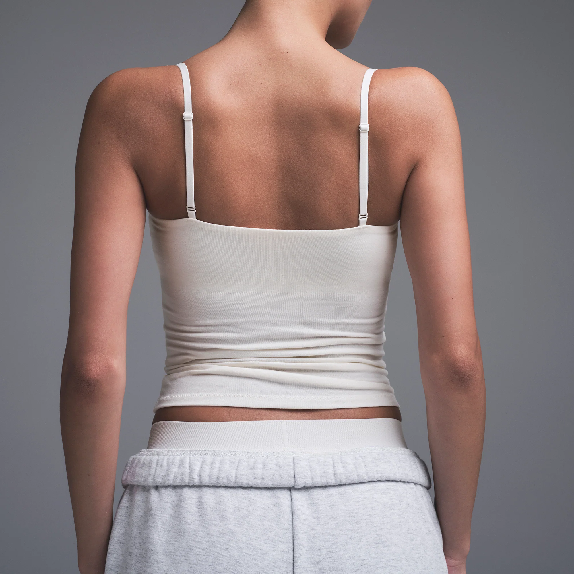 COTTON JERSEY CAMI | MARBLE - Image 3