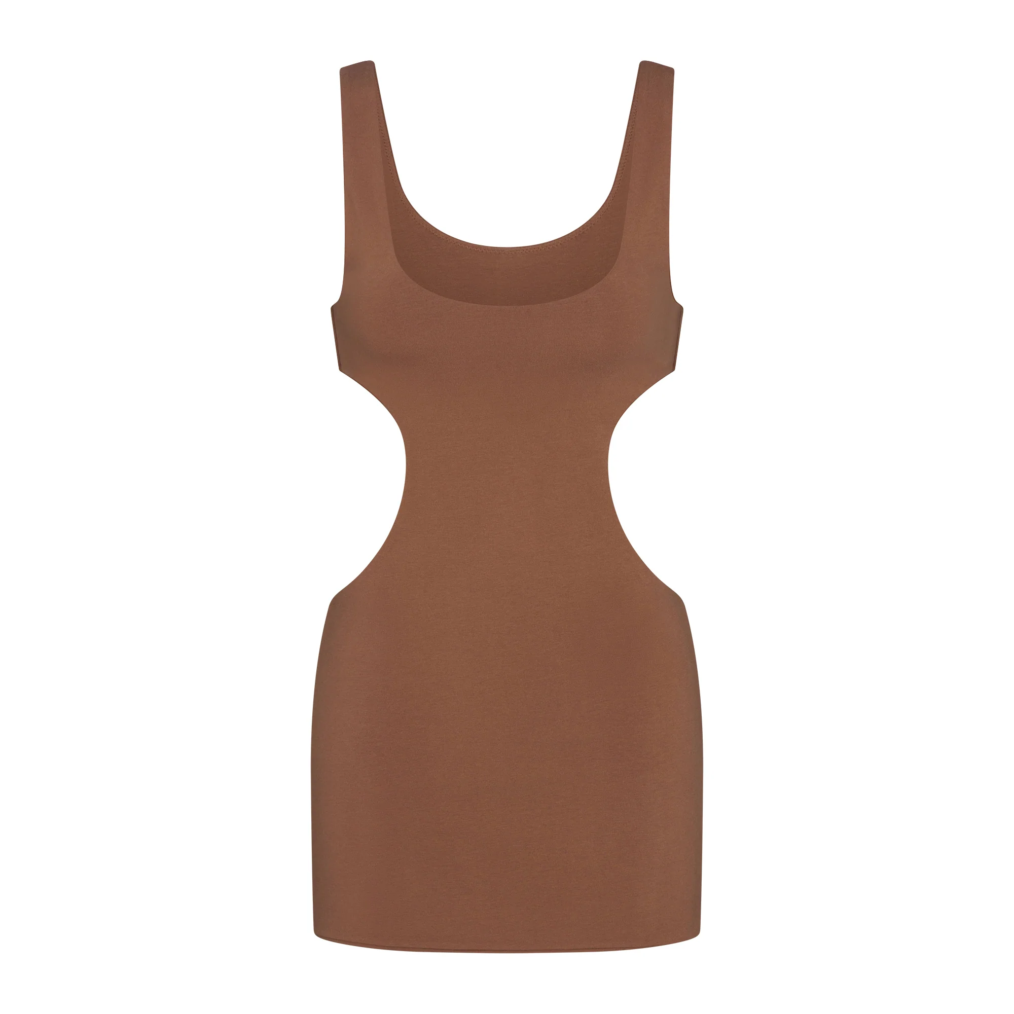 COTTON JERSEY CUT OUT MINI DRESS | JASPER