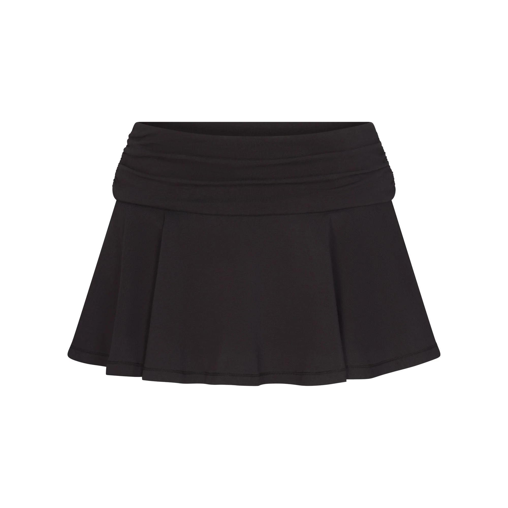COTTON JERSEY FOLDOVER MINI SKORT | SOOT