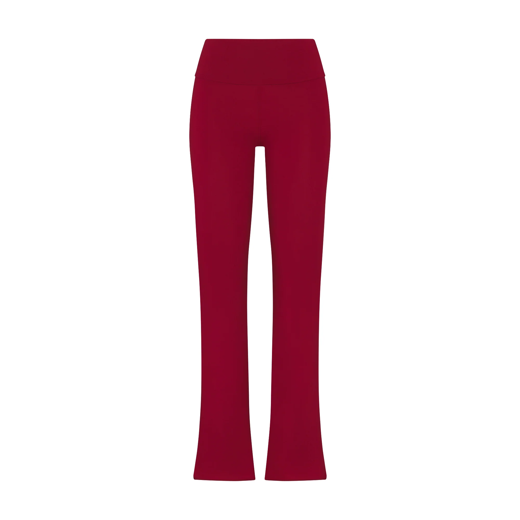COTTON JERSEY FOLDOVER PANT | BRICK