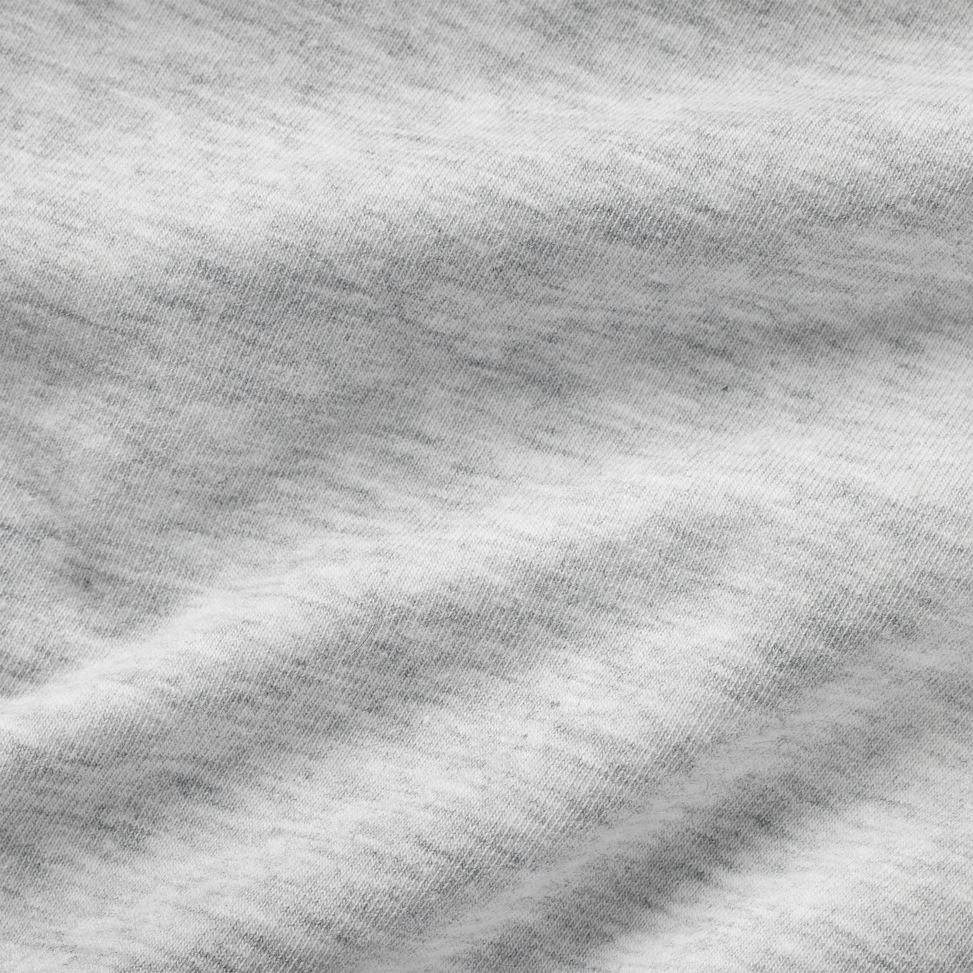 COTTON JERSEY FOLDOVER PANT | LIGHT HEATHER GREY - Image 5