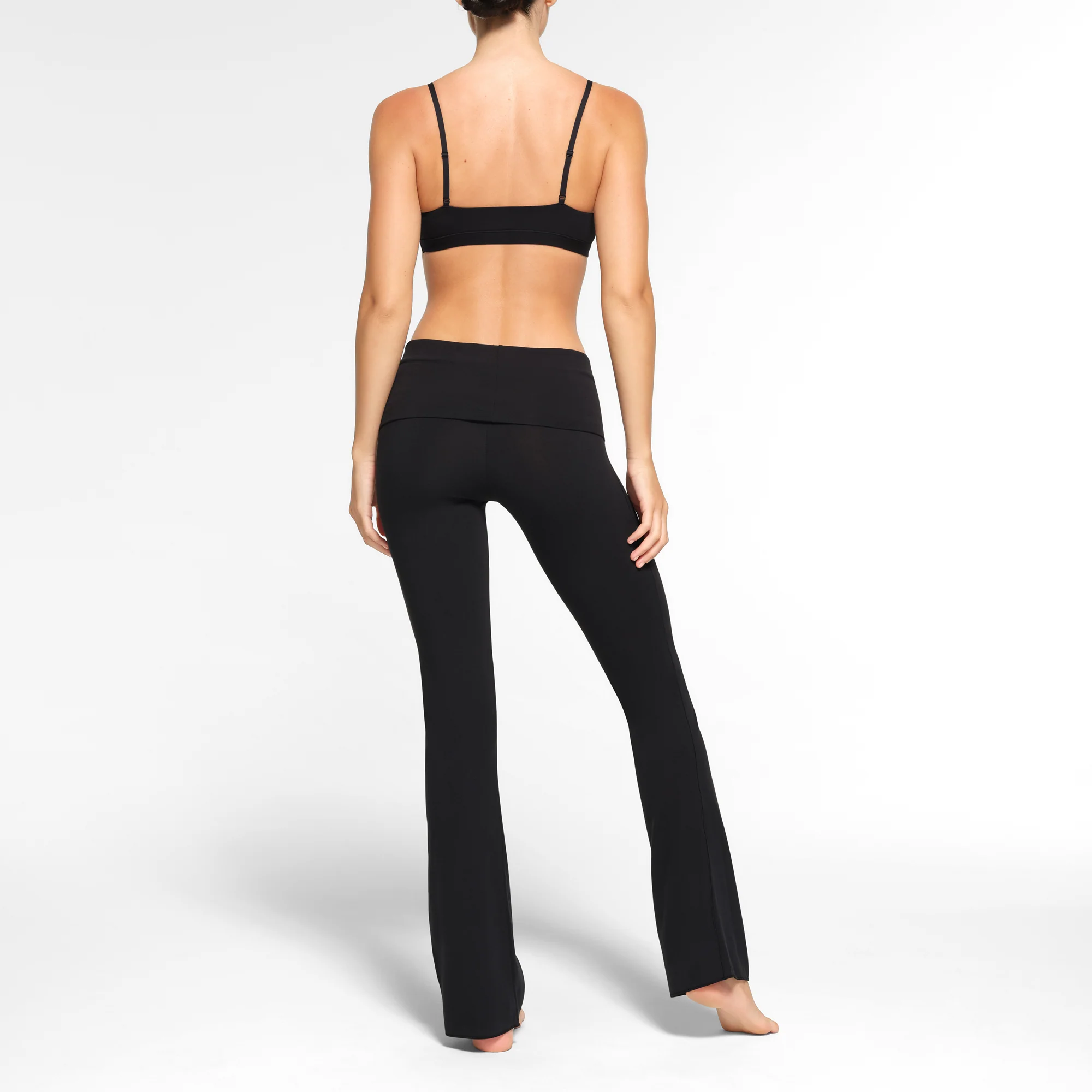 COTTON JERSEY FOLDOVER PANT | SOOT - Image 4
