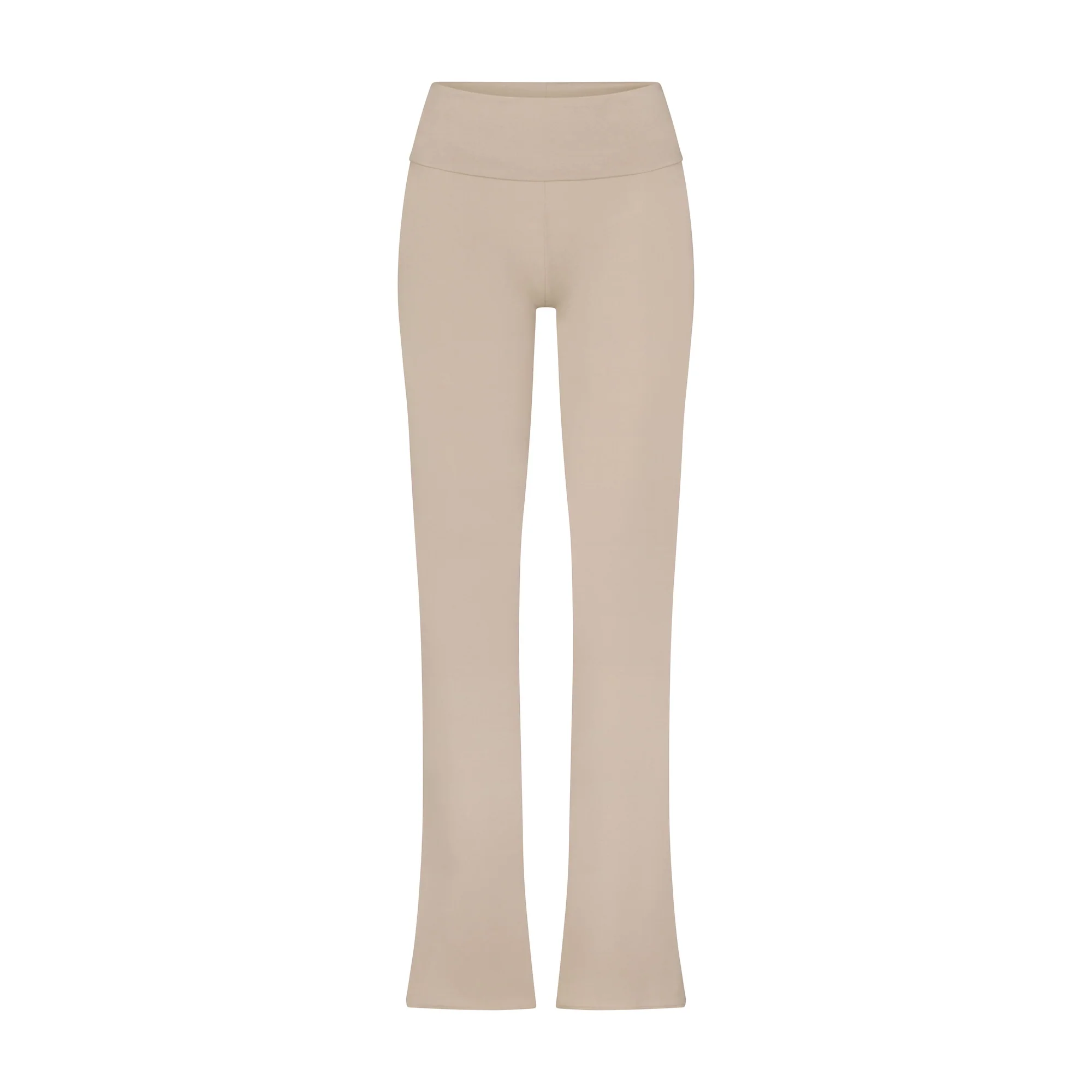 COTTON JERSEY FOLDOVER PANT | STONE