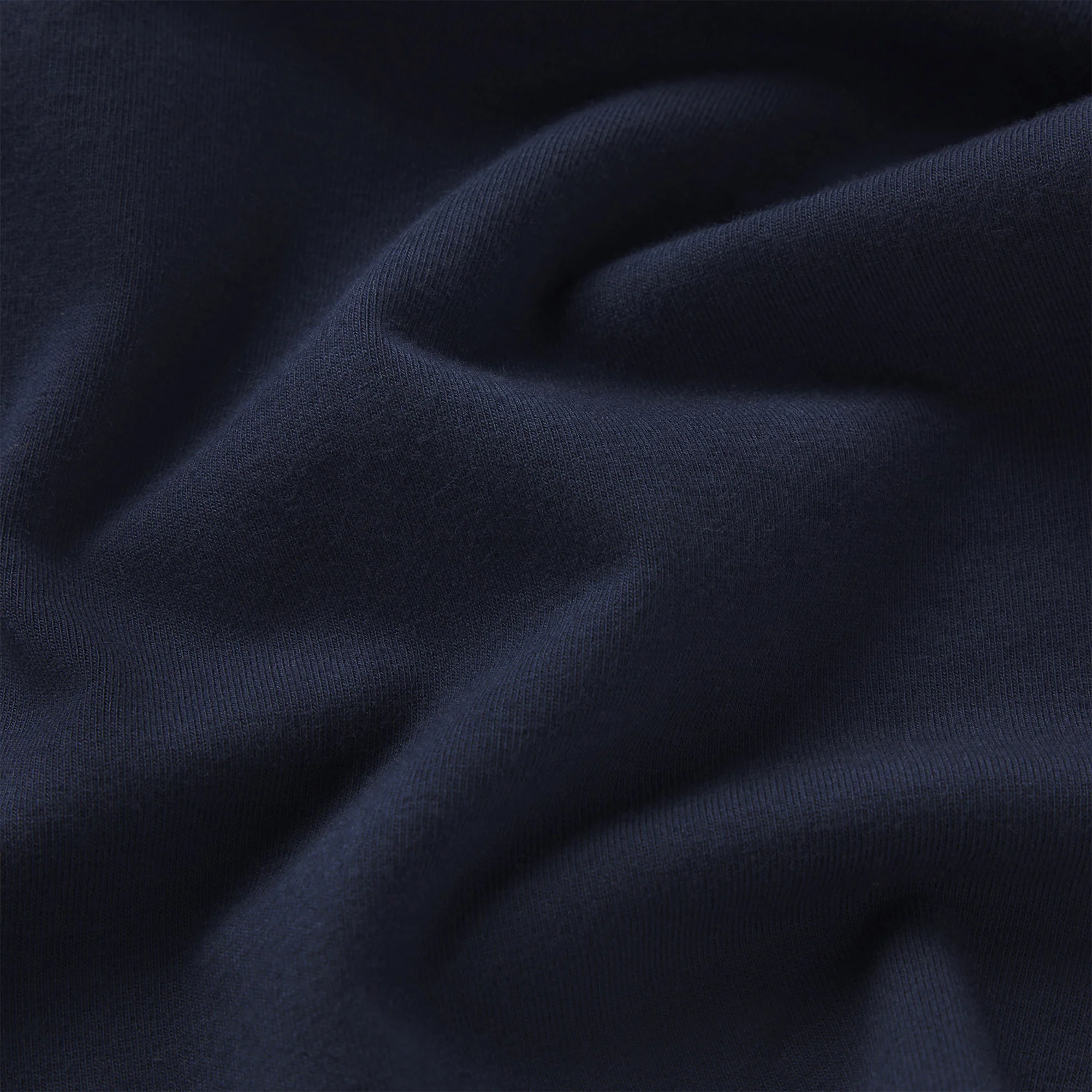 COTTON JERSEY LONG SLEEVE T-SHIRT | NAVY - Image 5