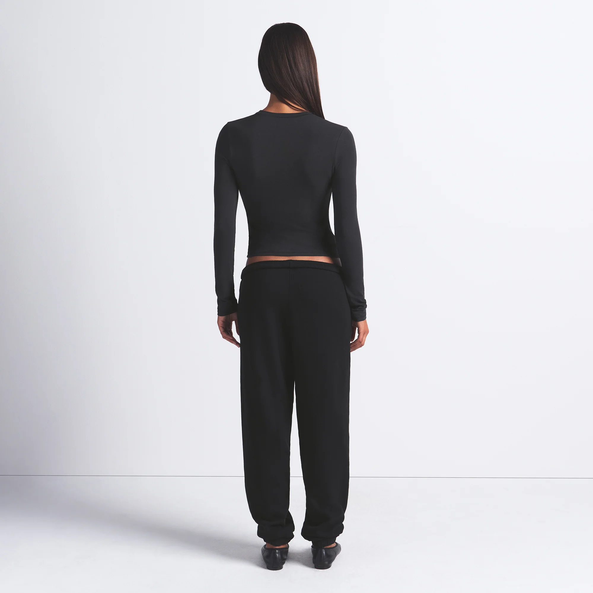 COTTON JERSEY LONG SLEEVE T-SHIRT | SOOT - Image 6