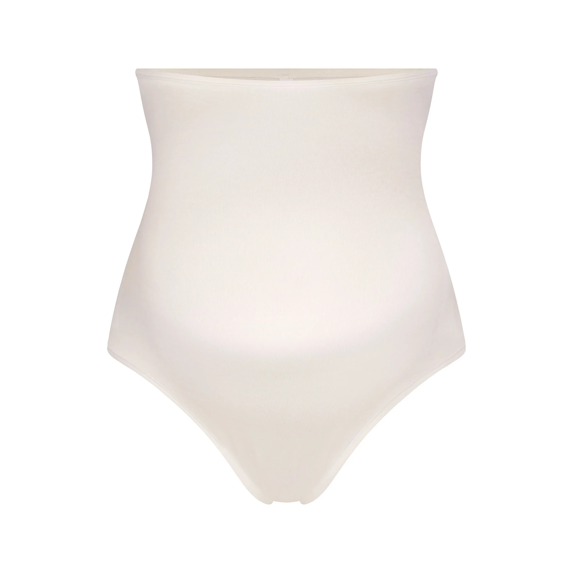 COTTON JERSEY MATERNITY HIGH-WAISTED THONG | MARBLE