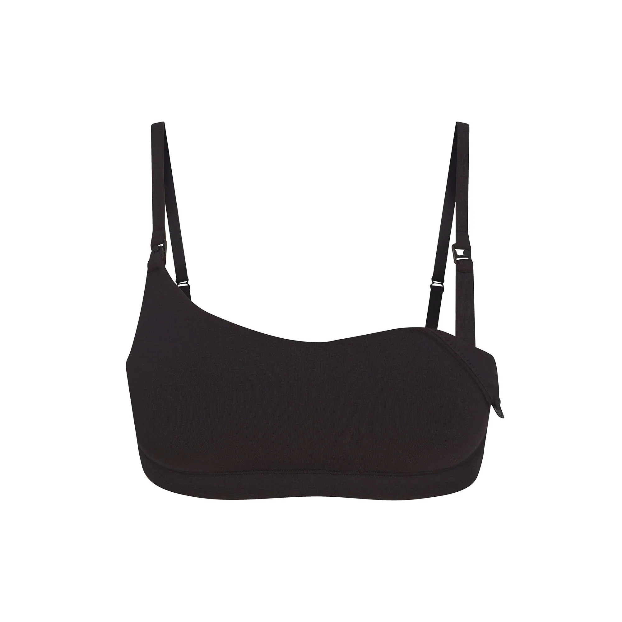 COTTON JERSEY MATERNITY NURSING SCOOP BRALETTE | SOOT - Image 5