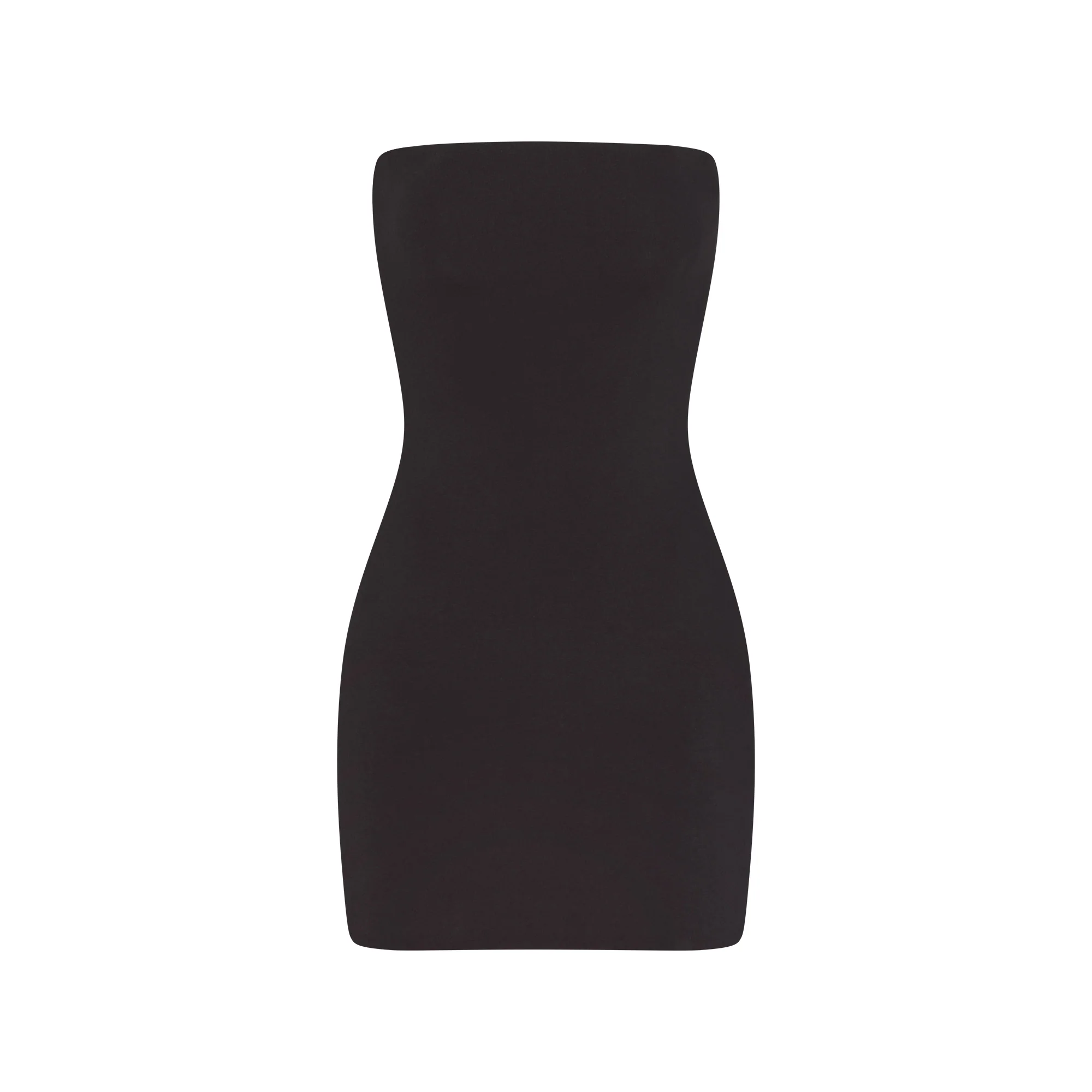 COTTON JERSEY MINI TUBE DRESS | SOOT