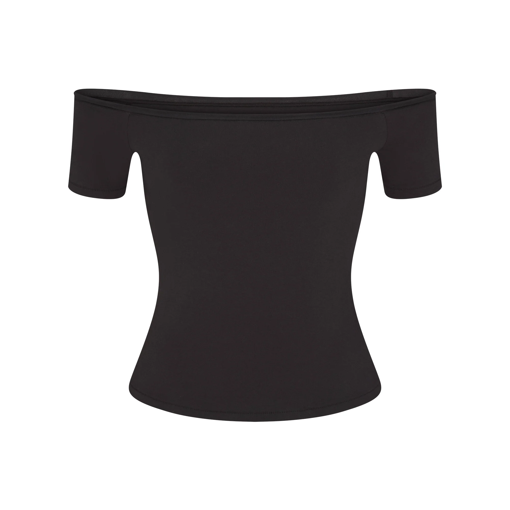 COTTON JERSEY OFF THE SHOULDER TOP | SOOT