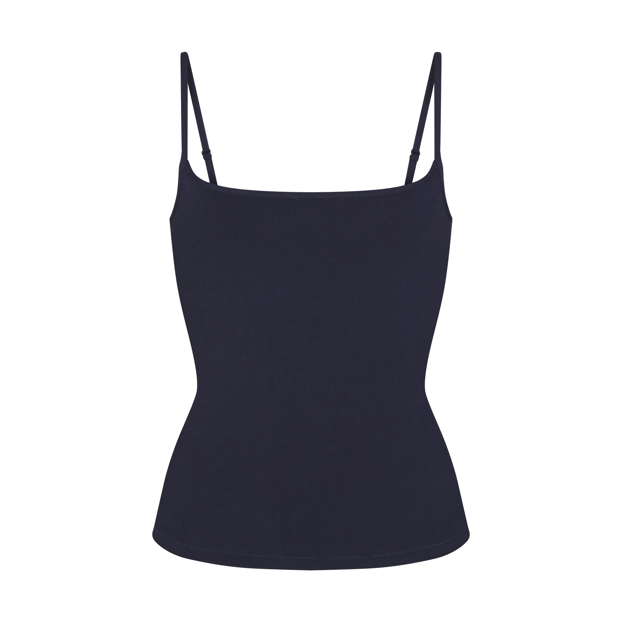 COTTON JERSEY SCOOP NECK CAMI | NAVY