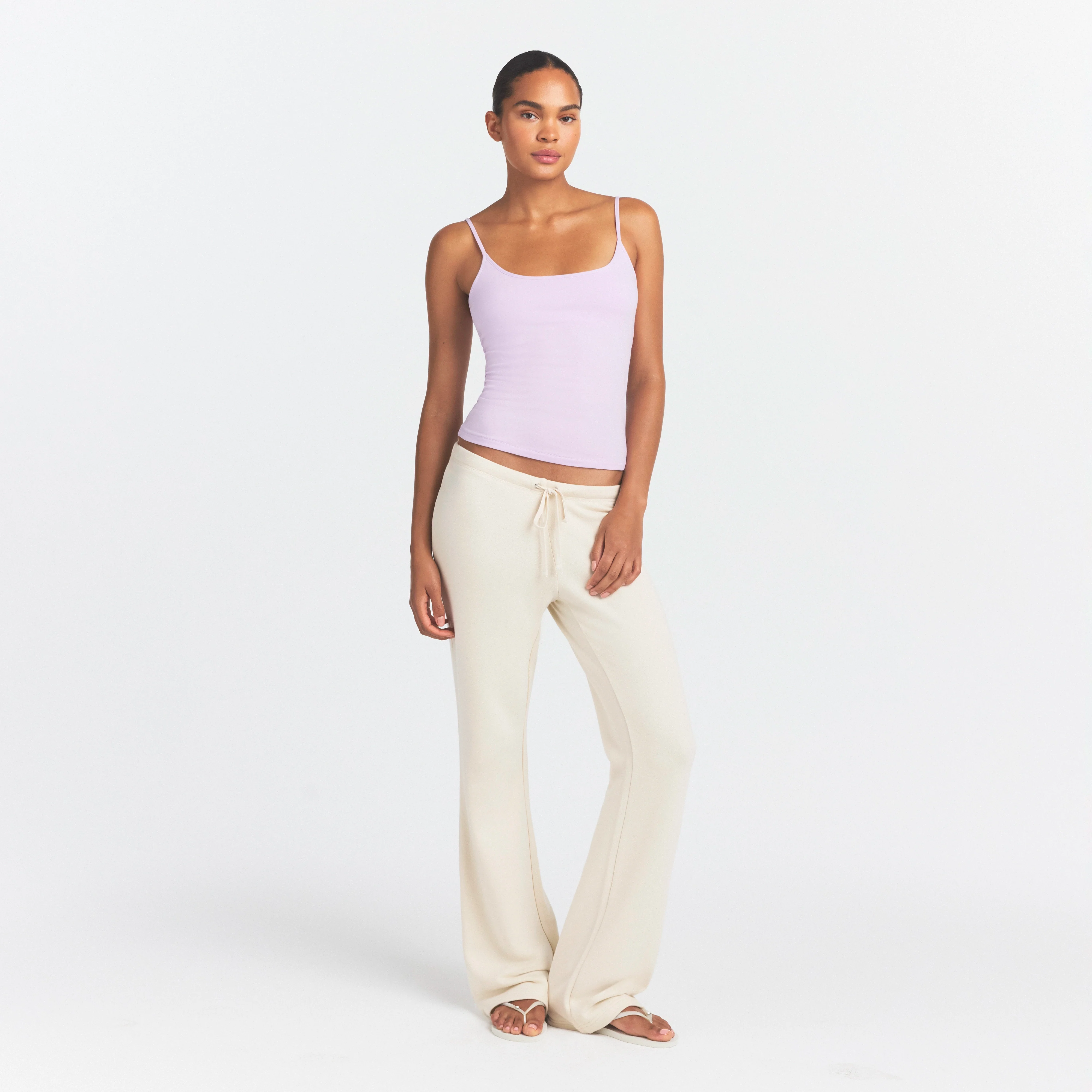 COTTON JERSEY SCOOP NECK CAMI | SUGAR PLUM - Image 2