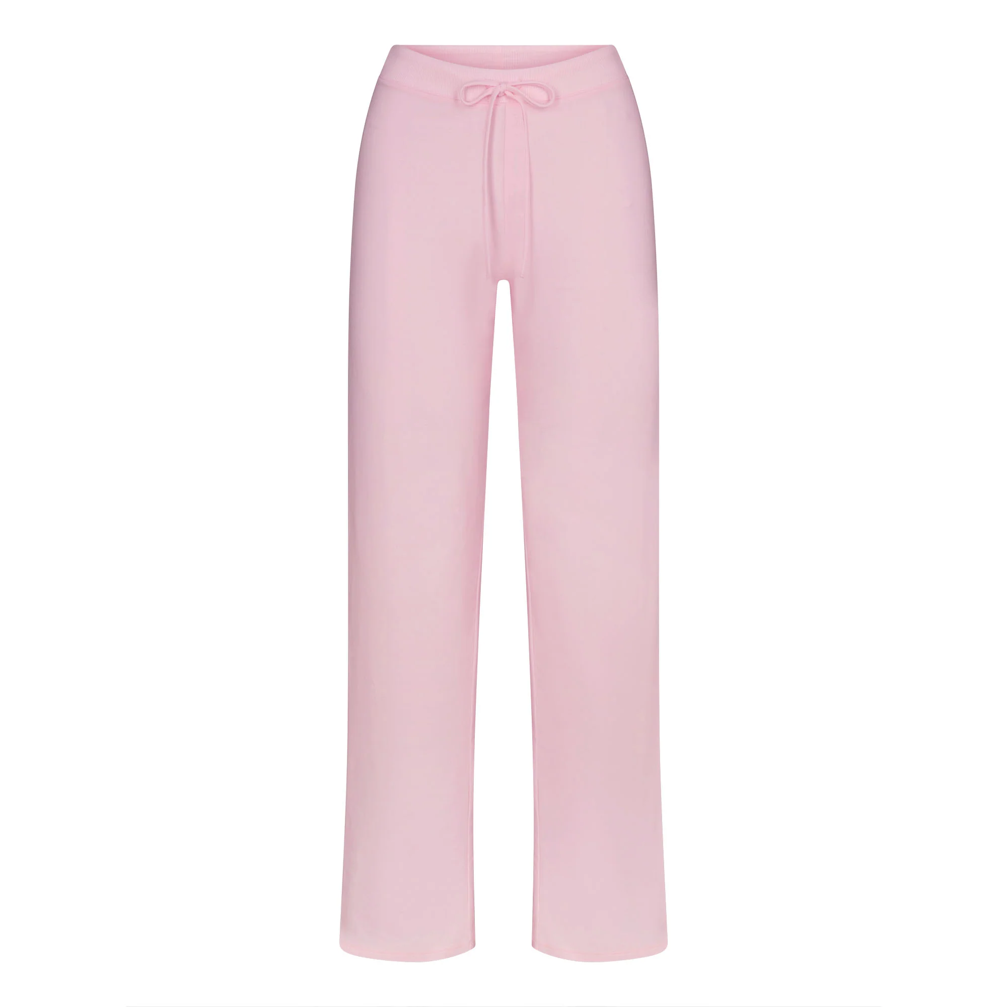 COTTON JERSEY STRAIGHT LEG PANT | CHERRY BLOSSOM
