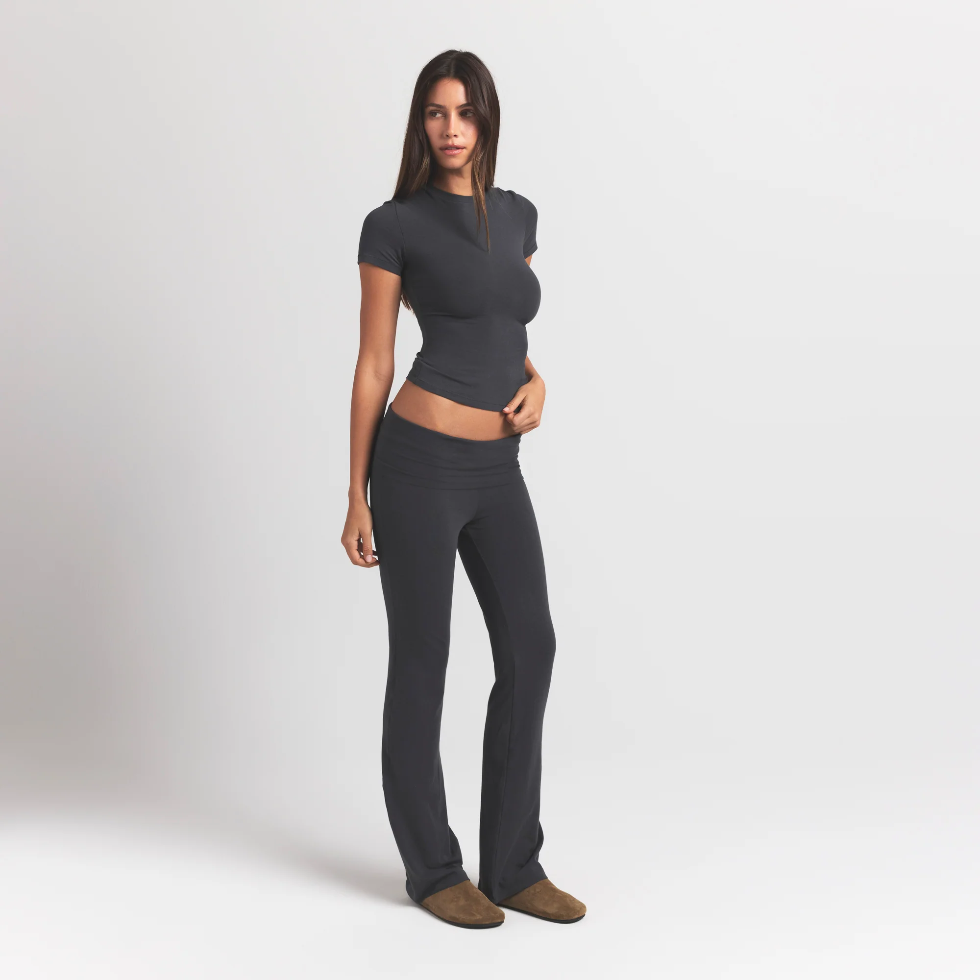 COTTON JERSEY T-SHIRT | ASH - Image 3