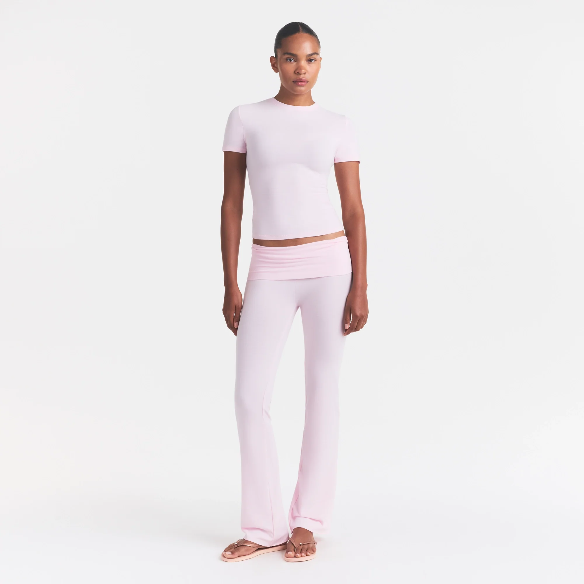 COTTON JERSEY T-SHIRT | CHERRY BLOSSOM - Image 2