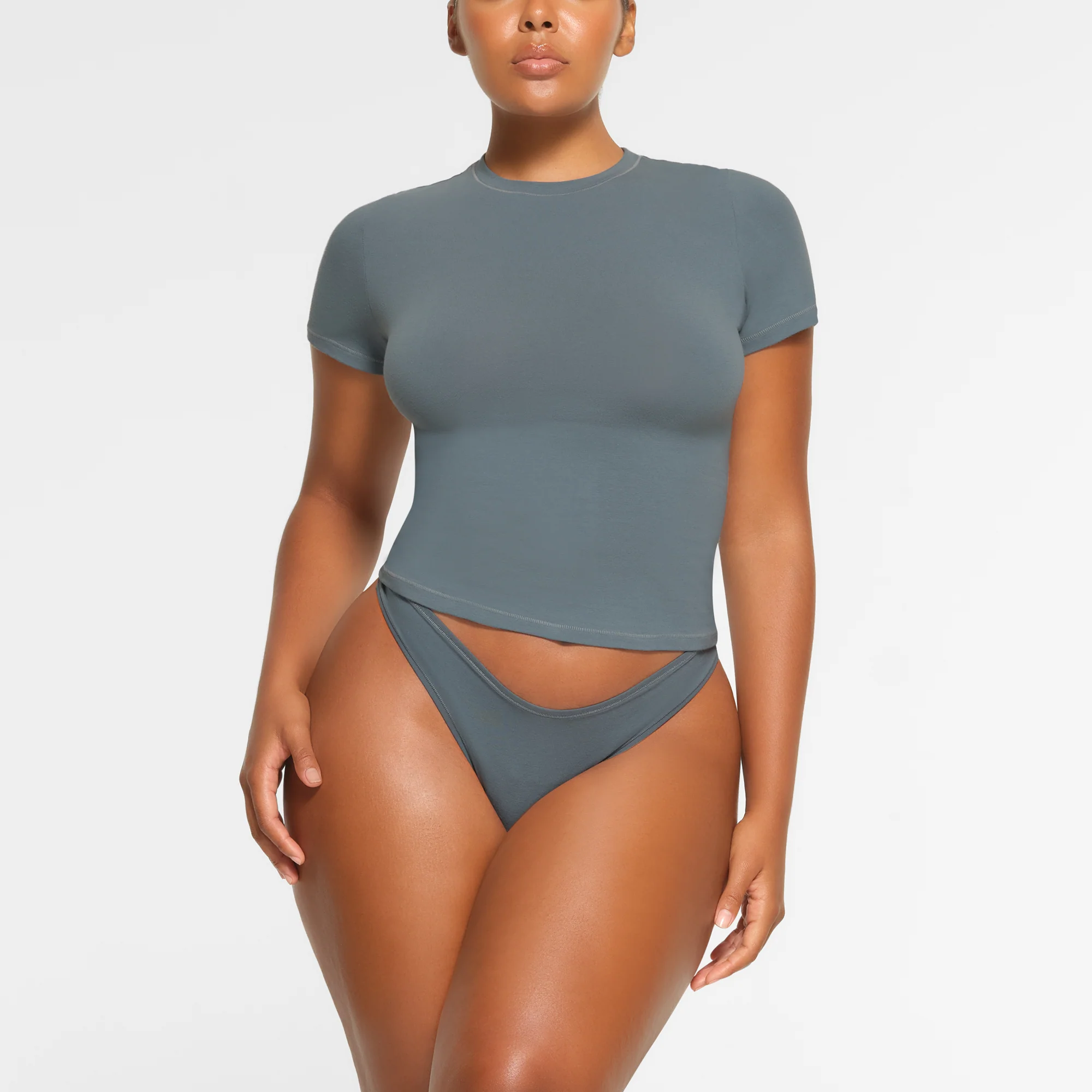 COTTON JERSEY T-SHIRT | KYANITE - Image 2