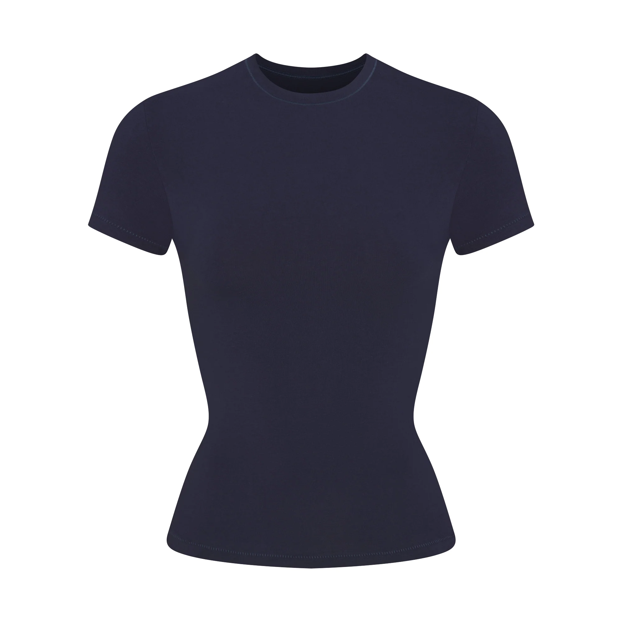 COTTON JERSEY T-SHIRT | NAVY