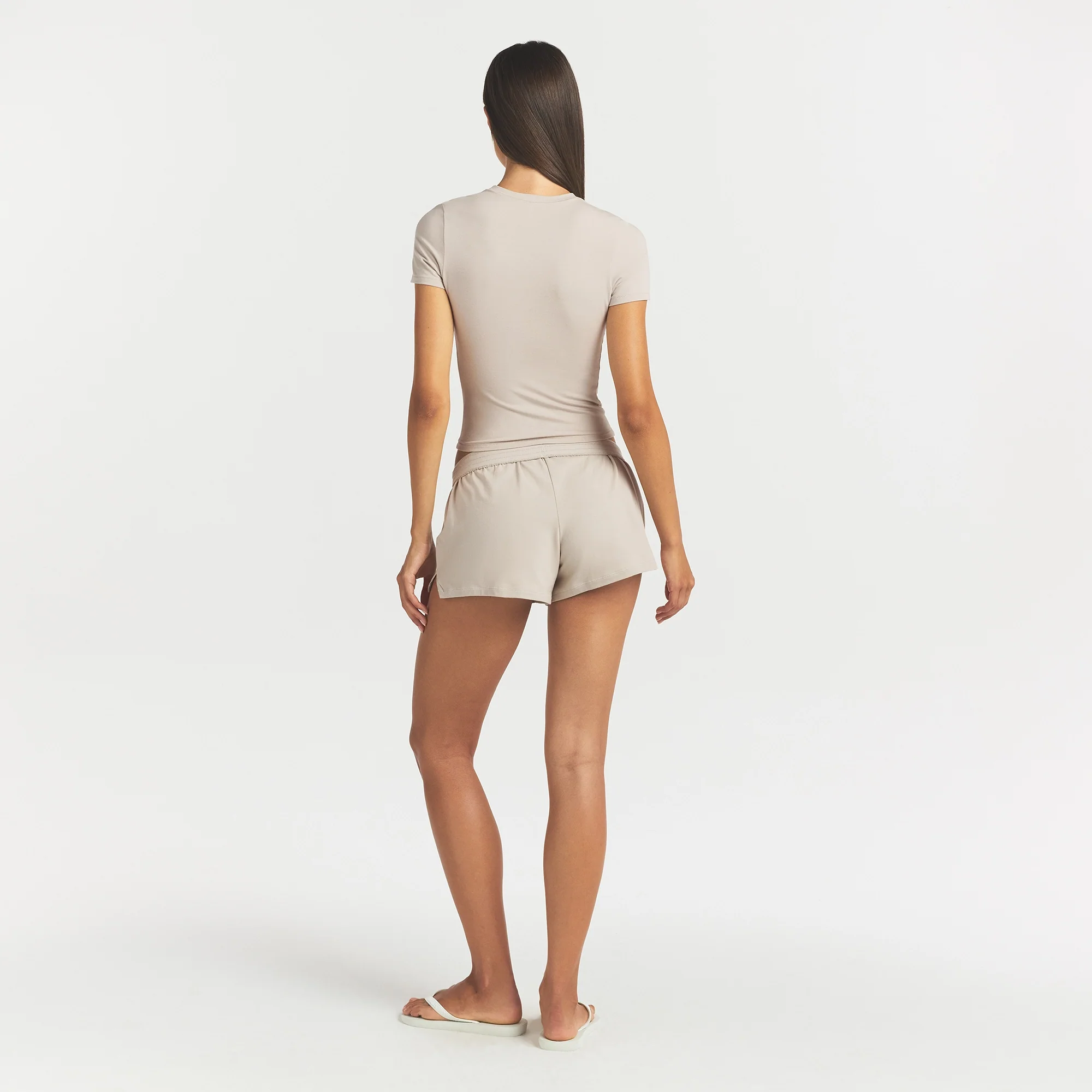 COTTON JERSEY T-SHIRT | STONE - Image 4