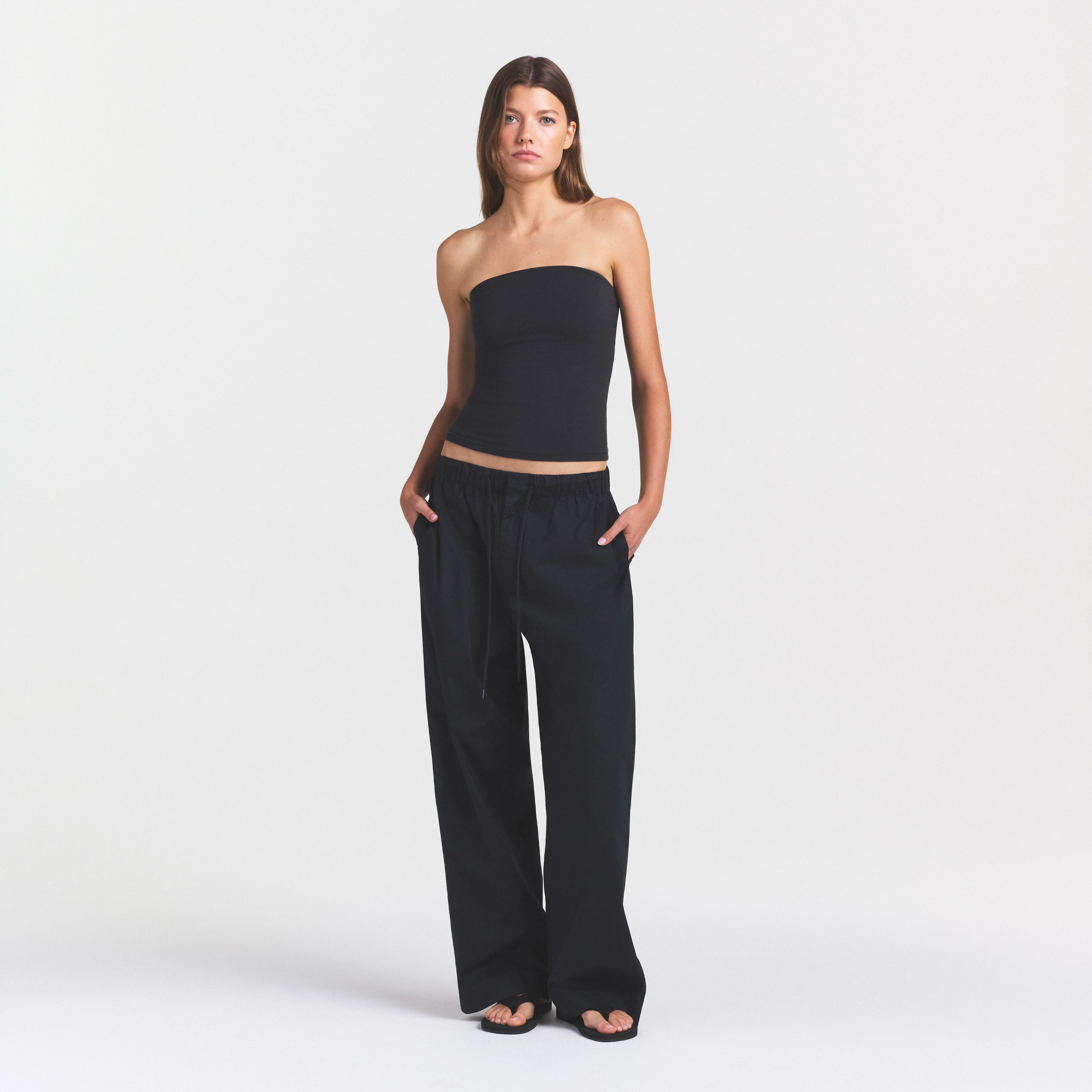 COTTON JERSEY TUBE TOP | SOOT - Image 2