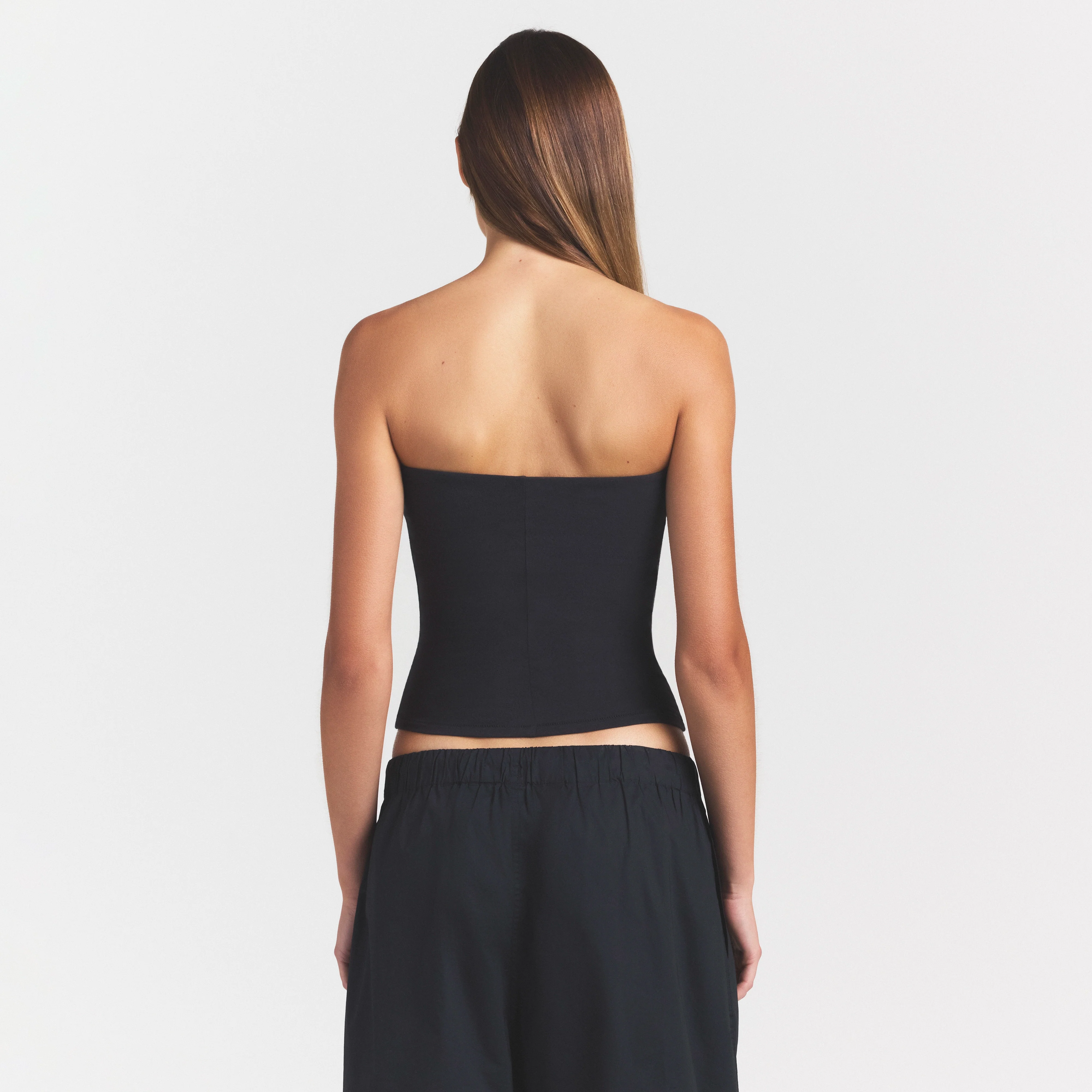 COTTON JERSEY TUBE TOP | SOOT - Image 4