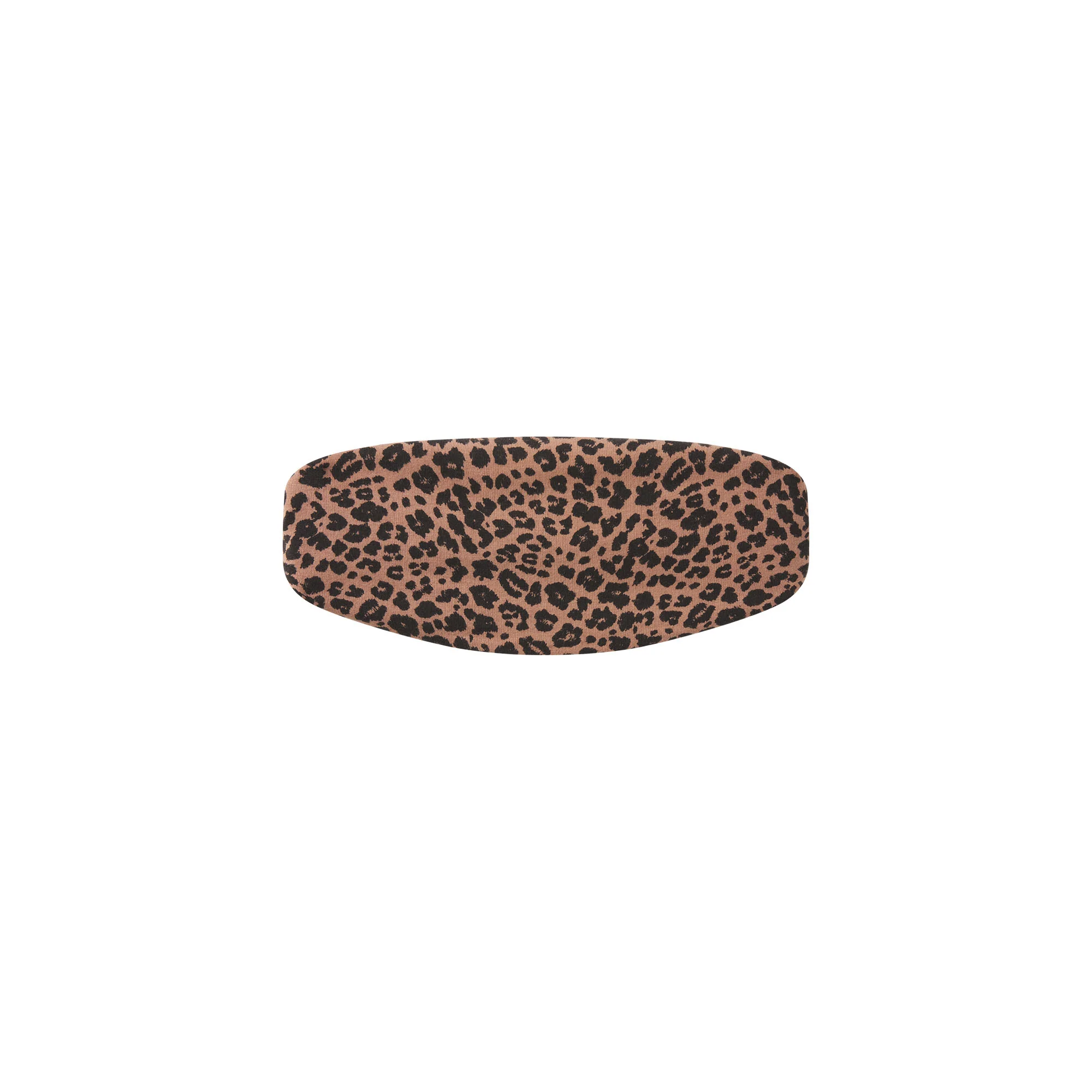COTTON JERSEY WIDE HEADBAND | SIENNA NATURAL LEOPARD - Image 4