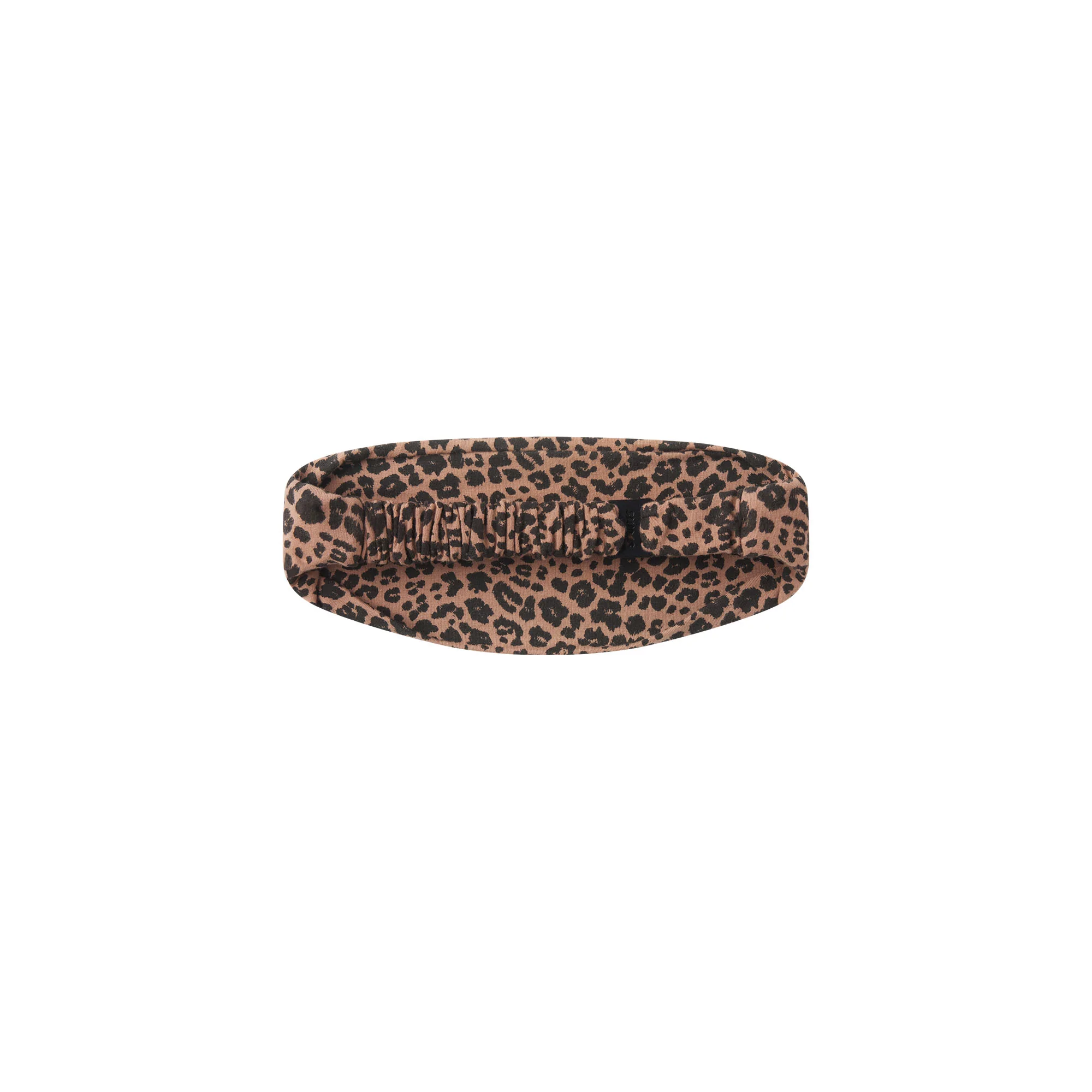 COTTON JERSEY WIDE HEADBAND | SIENNA NATURAL LEOPARD - Image 5