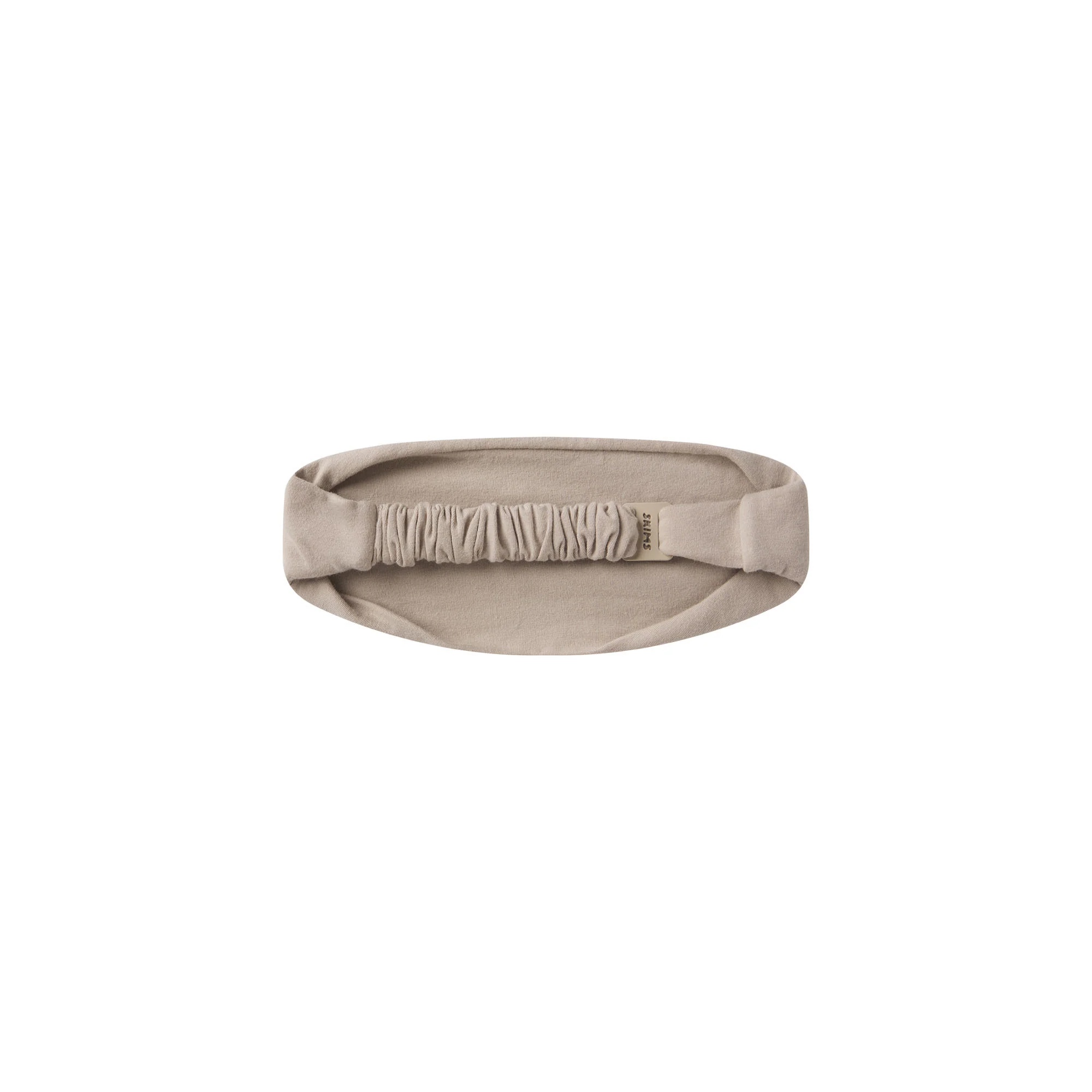 COTTON JERSEY WIDE HEADBAND | STONE - Image 4
