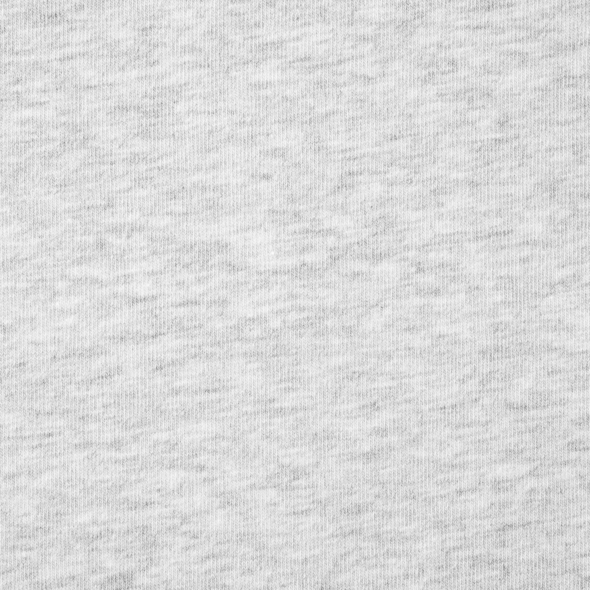 COTTON JERSEY ZIP UP HOODIE | LIGHT HEATHER GREY - Image 6