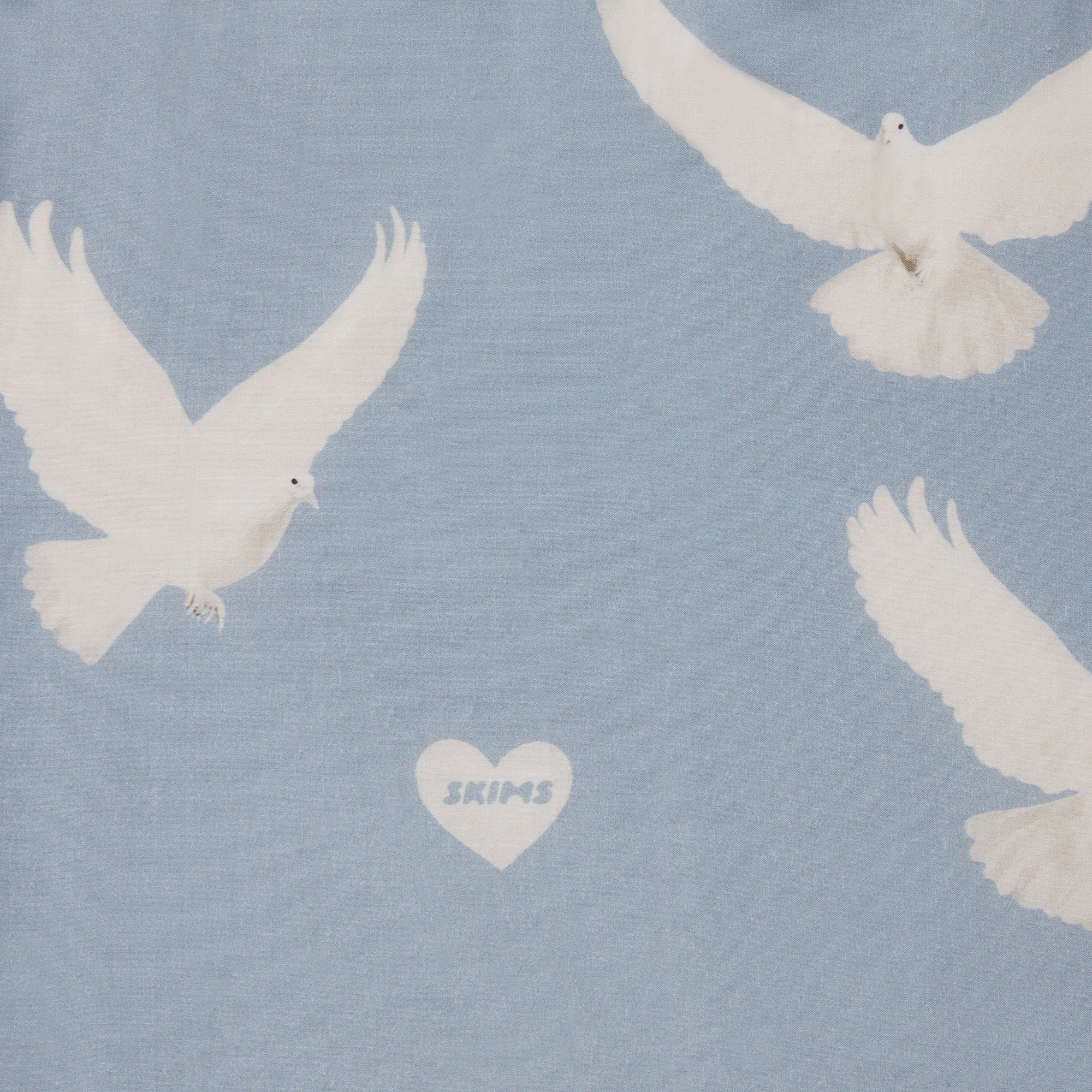 COTTON POPLIN MENS BOXER | AERO TEXTURED DOVE PRINT - Image 7