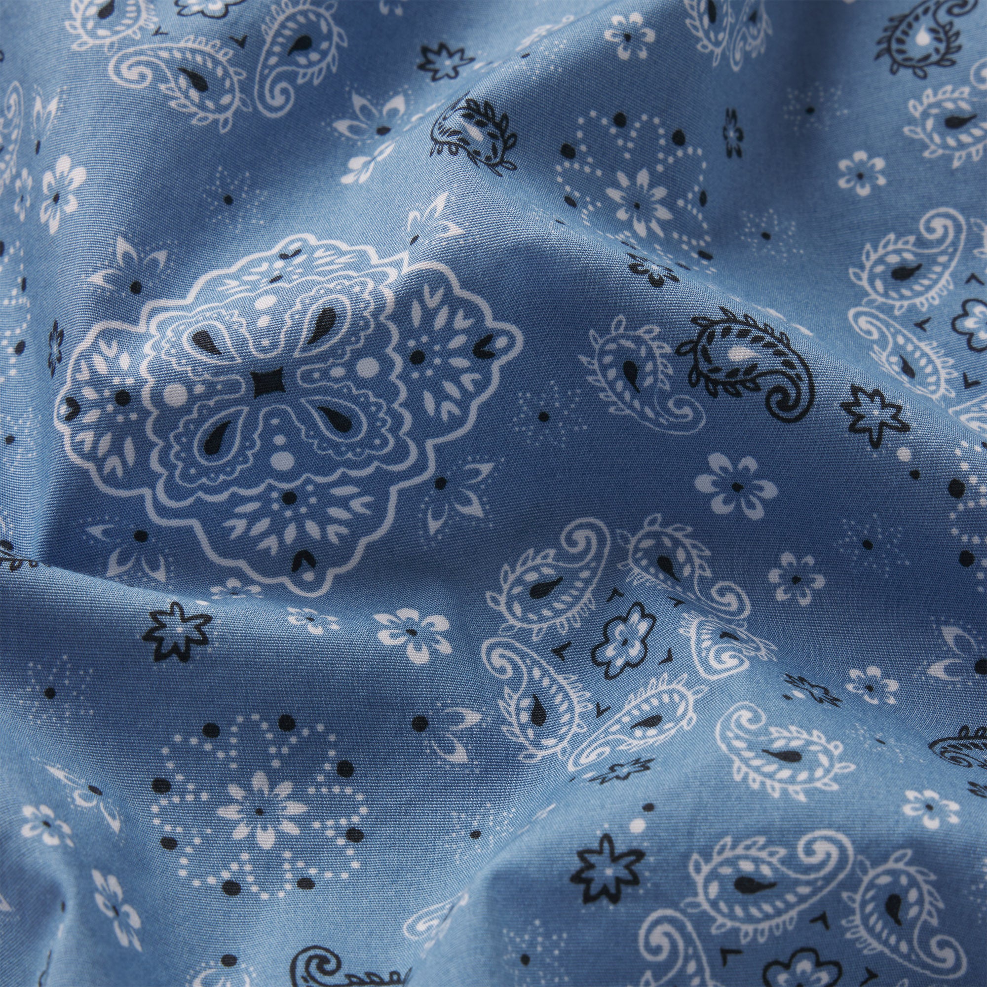 COTTON POPLIN SLEEP STRAIGHT LEG PANT | ARCTIC BANDANA - Image 6