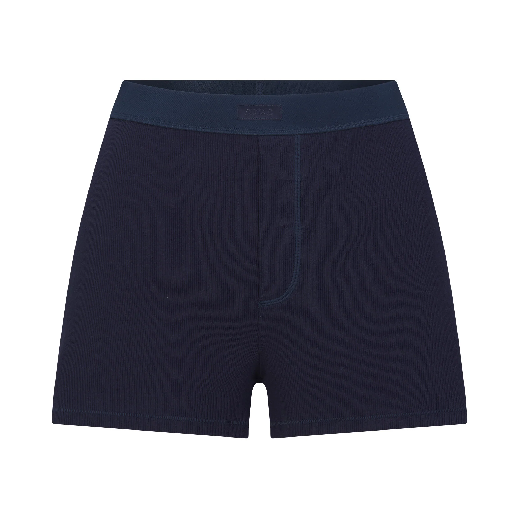 COTTON RIB LOOSE BOXER | NAVY