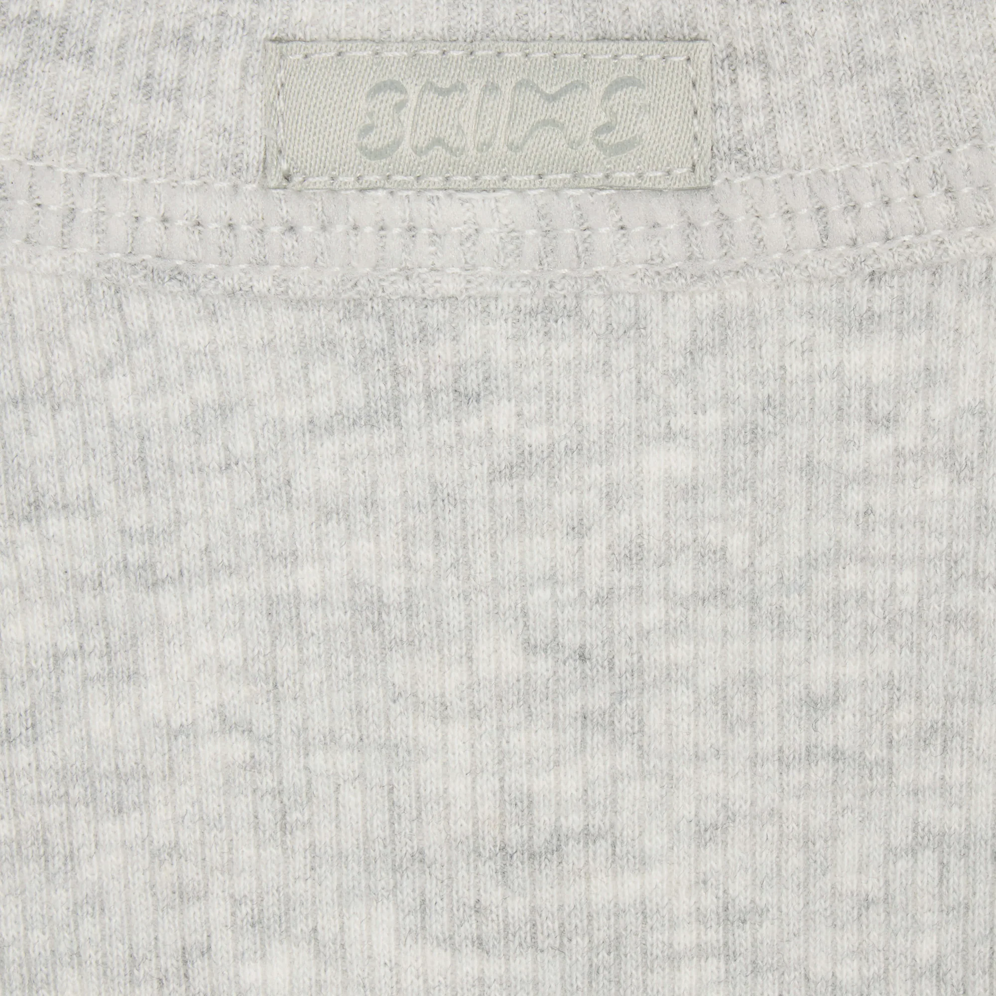 COTTON RIB SCOOP NECK TANK | LIGHT HEATHER GREY - Image 5
