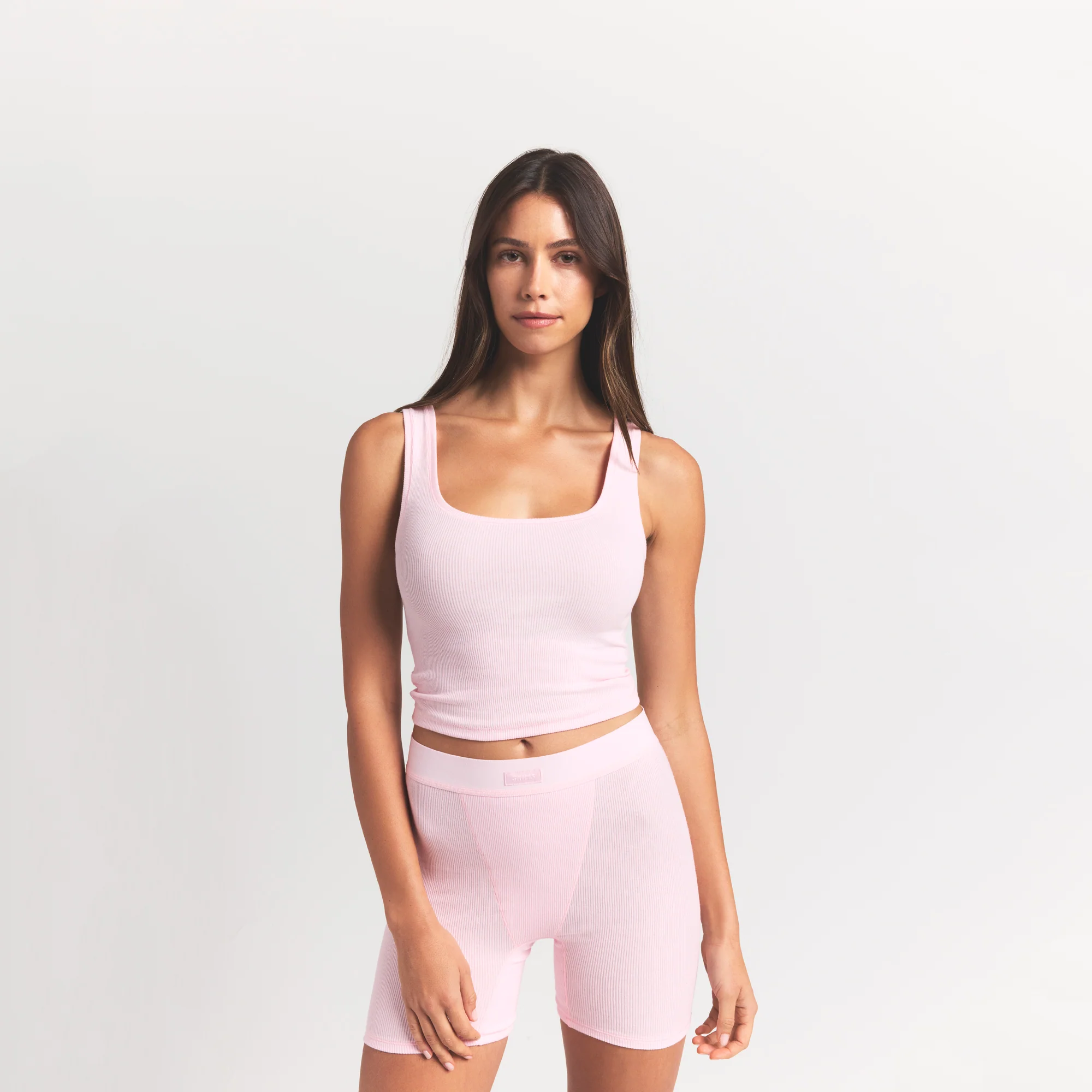 COTTON RIB TANK | CHERRY BLOSSOM - Image 3
