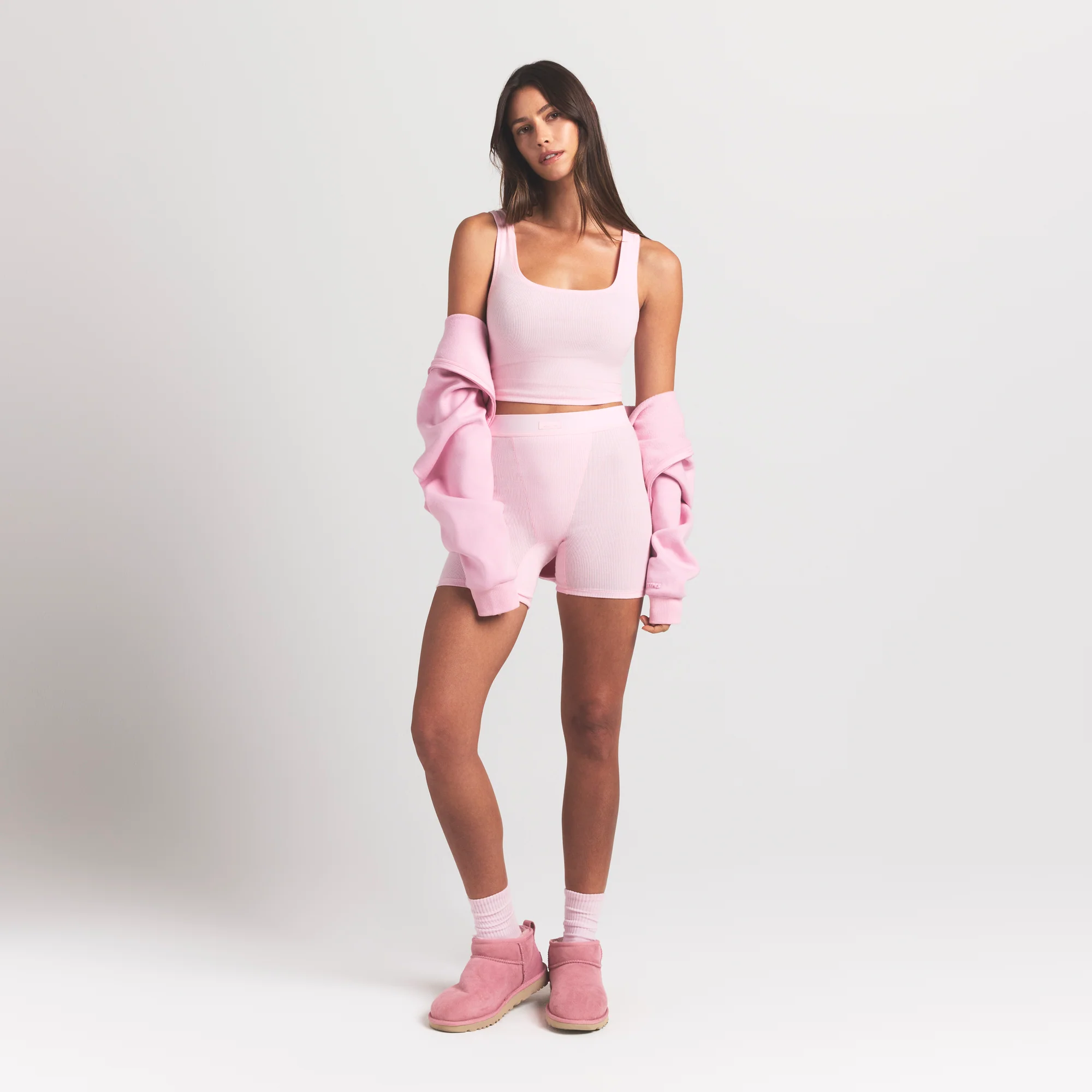 COTTON RIB TANK | CHERRY BLOSSOM - Image 5
