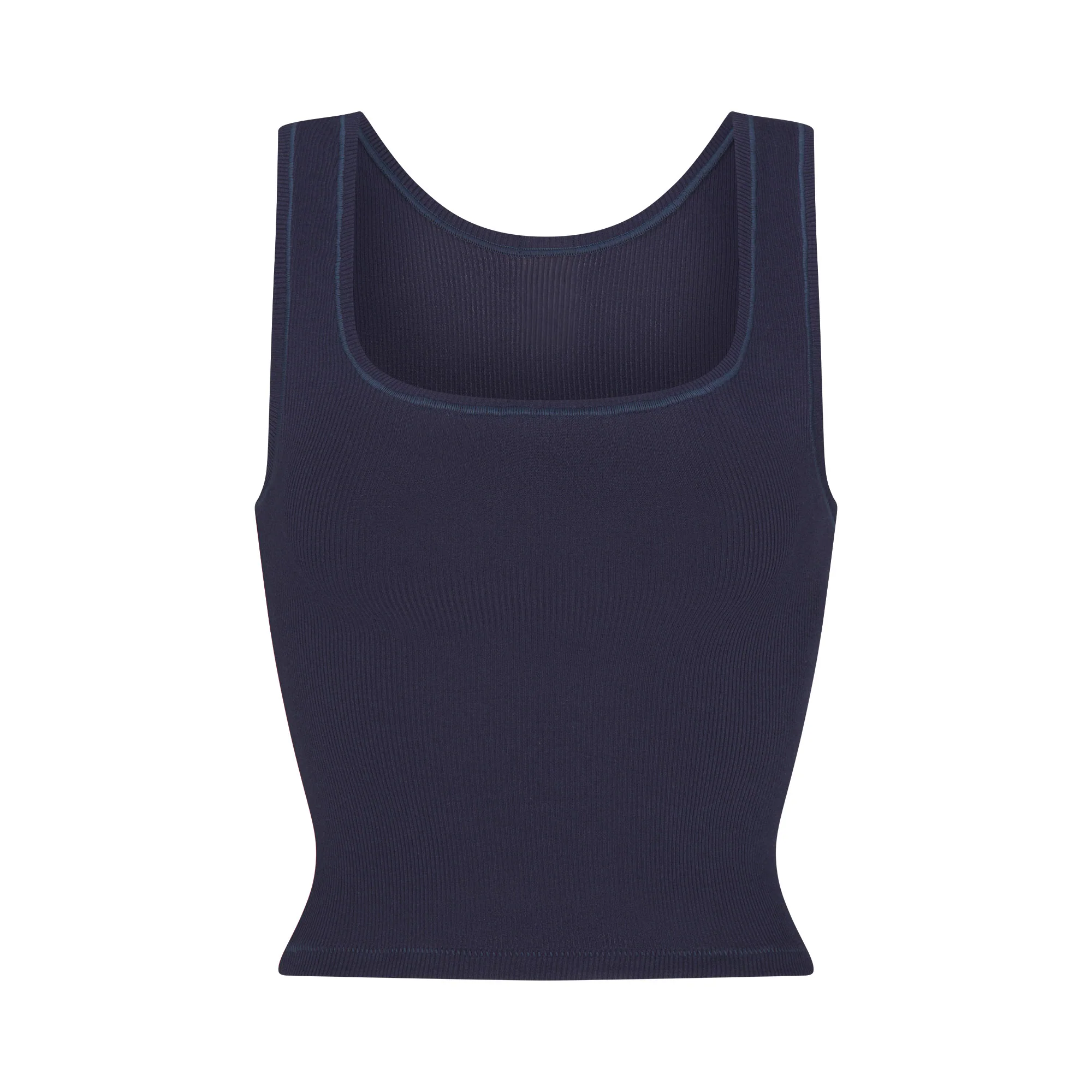 COTTON RIB TANK | NAVY