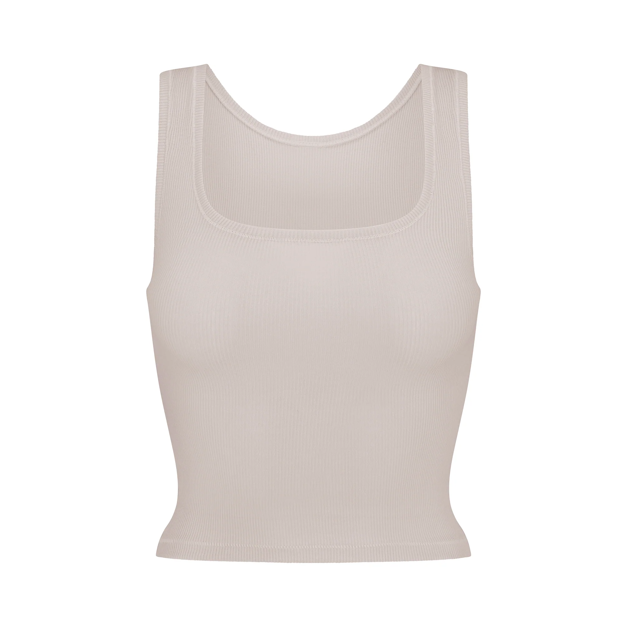 COTTON RIB TANK | STONE