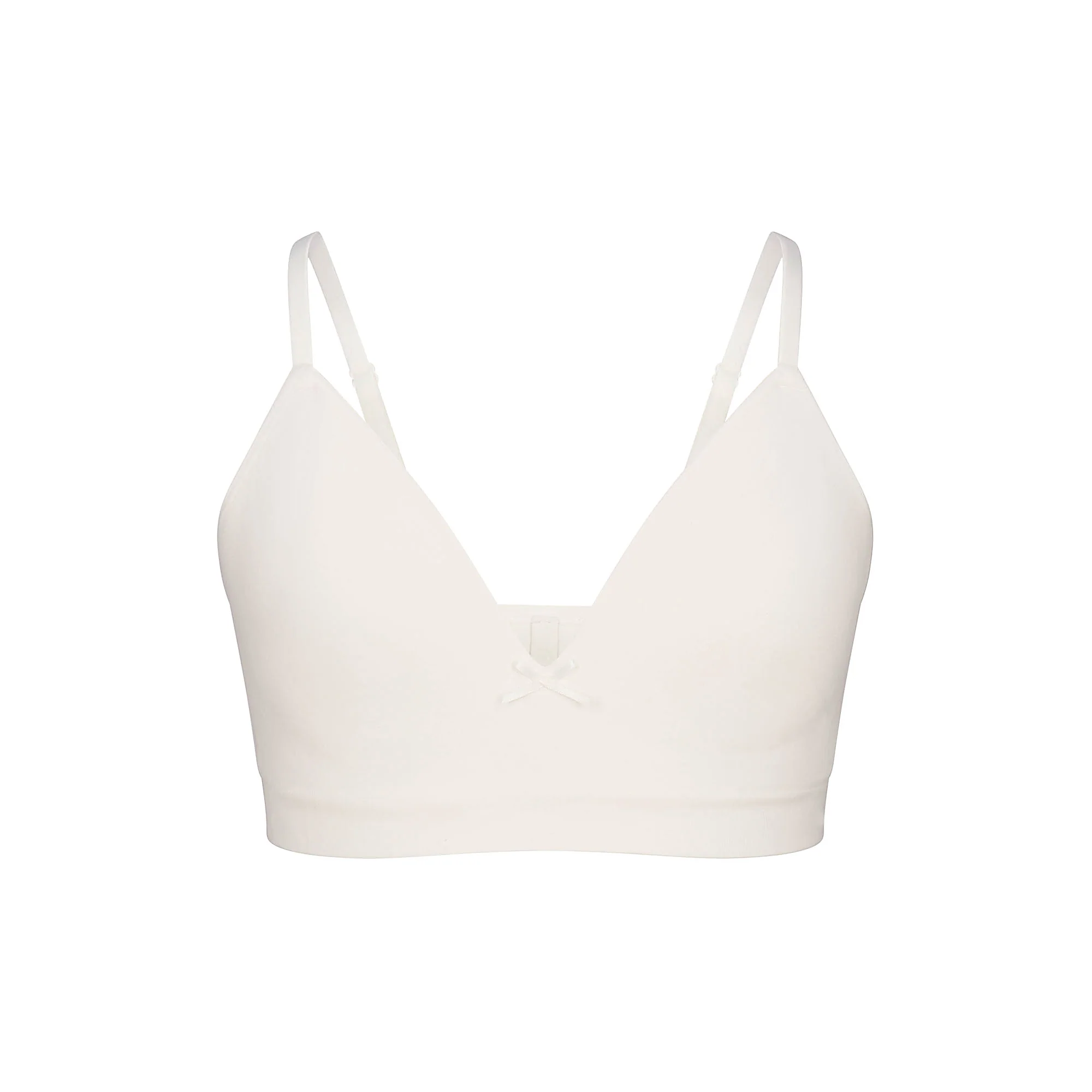 COTTON SEAMLESS JUNIORS TRAINING BRA 2-PACK | MARBLE AND BALLET - Image 2