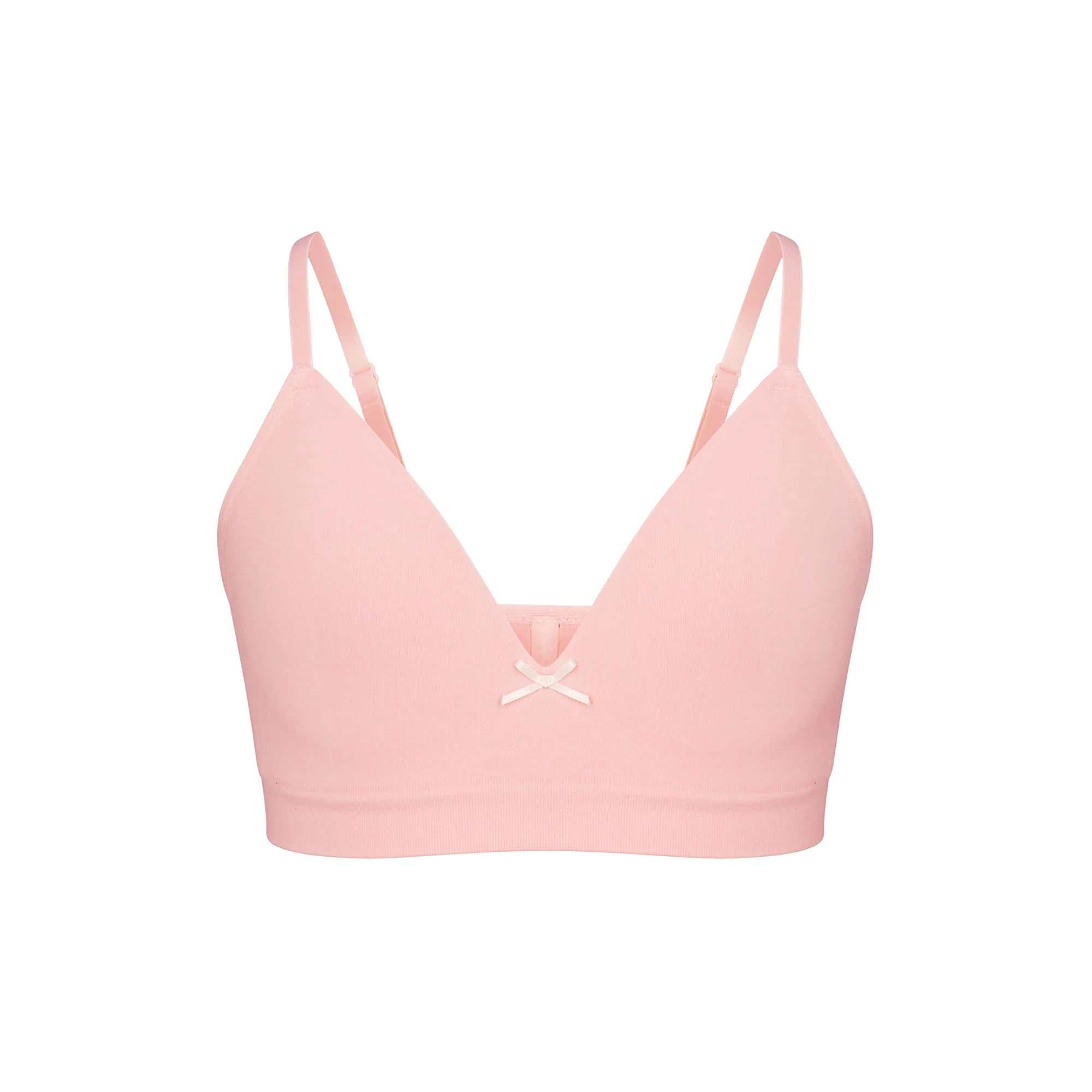 COTTON SEAMLESS JUNIORS TRAINING BRA 2-PACK | MARBLE AND BALLET - Image 3